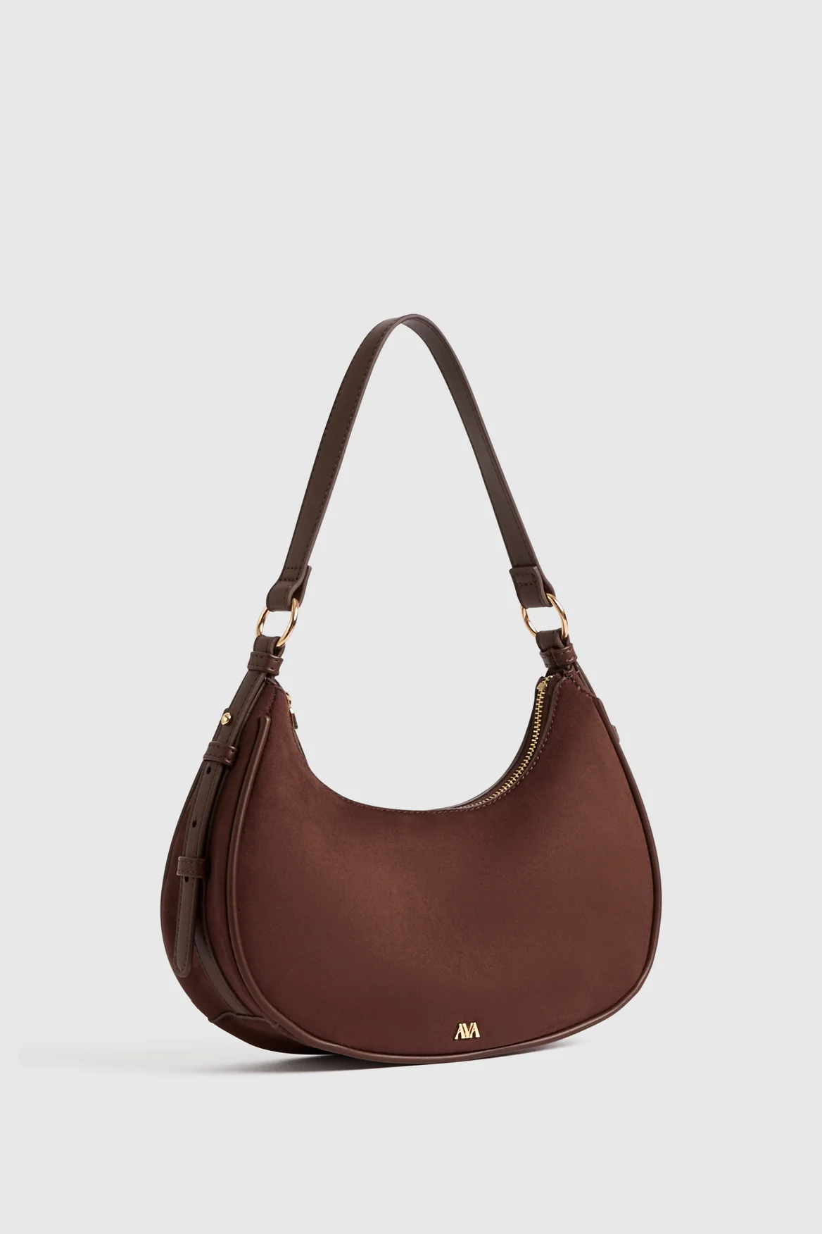 Sophia Vegan Suede Shoulder Bag - Image 2