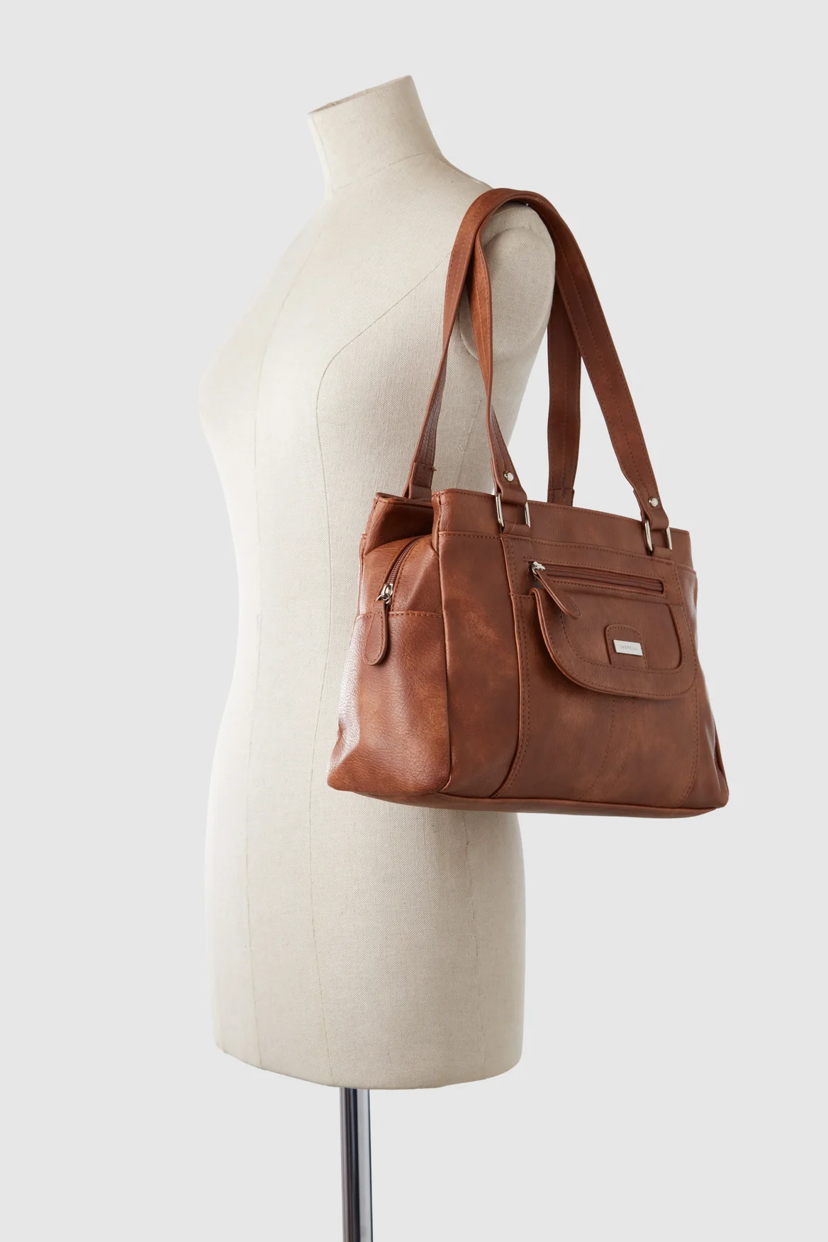 Flap Pocket 3C Tote Bag - Image 5