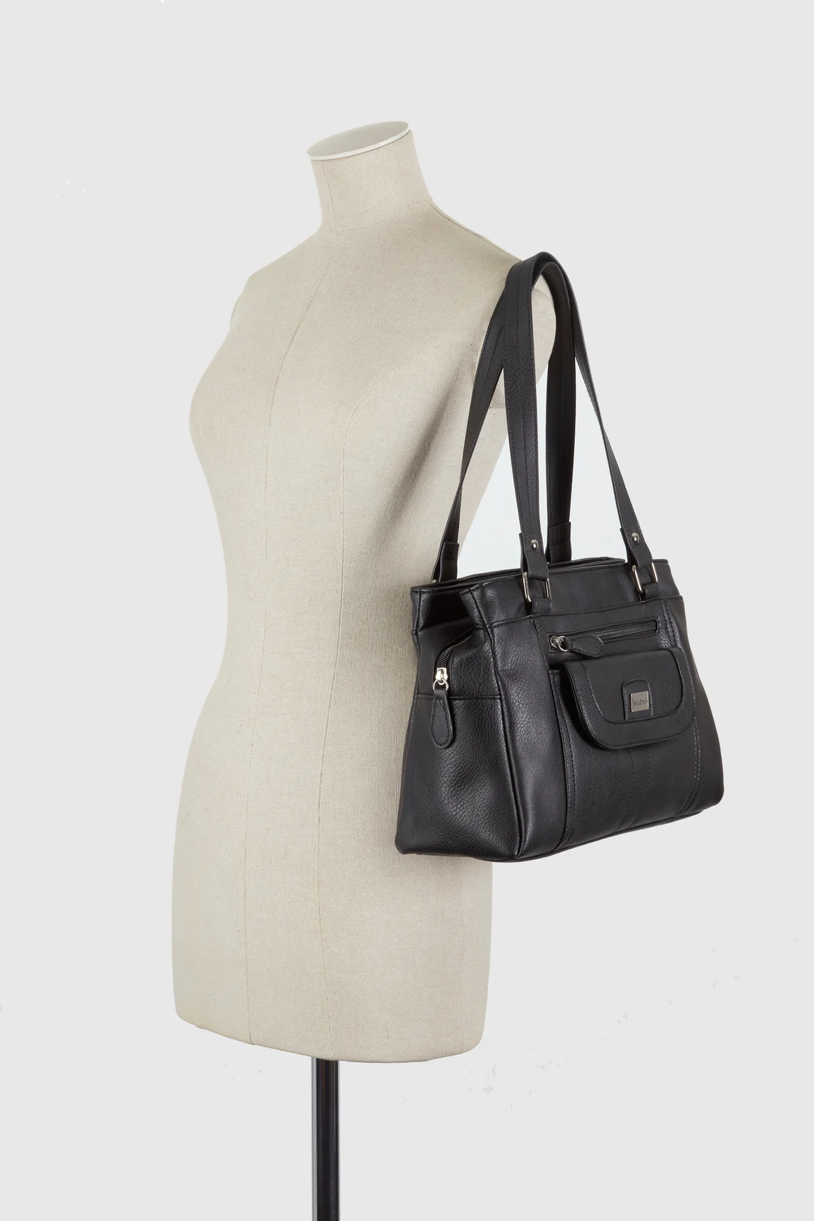 Flap Pocket Tote Bag - Image 4