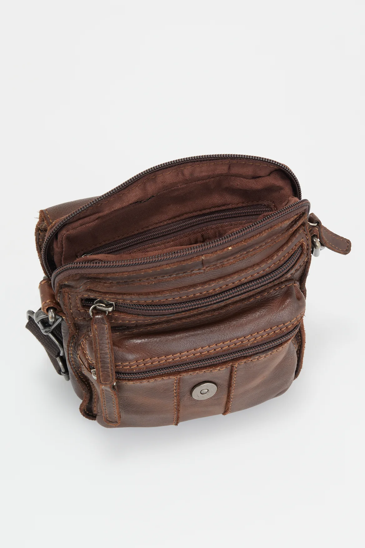 Anthony Leather Satchel - Image 3