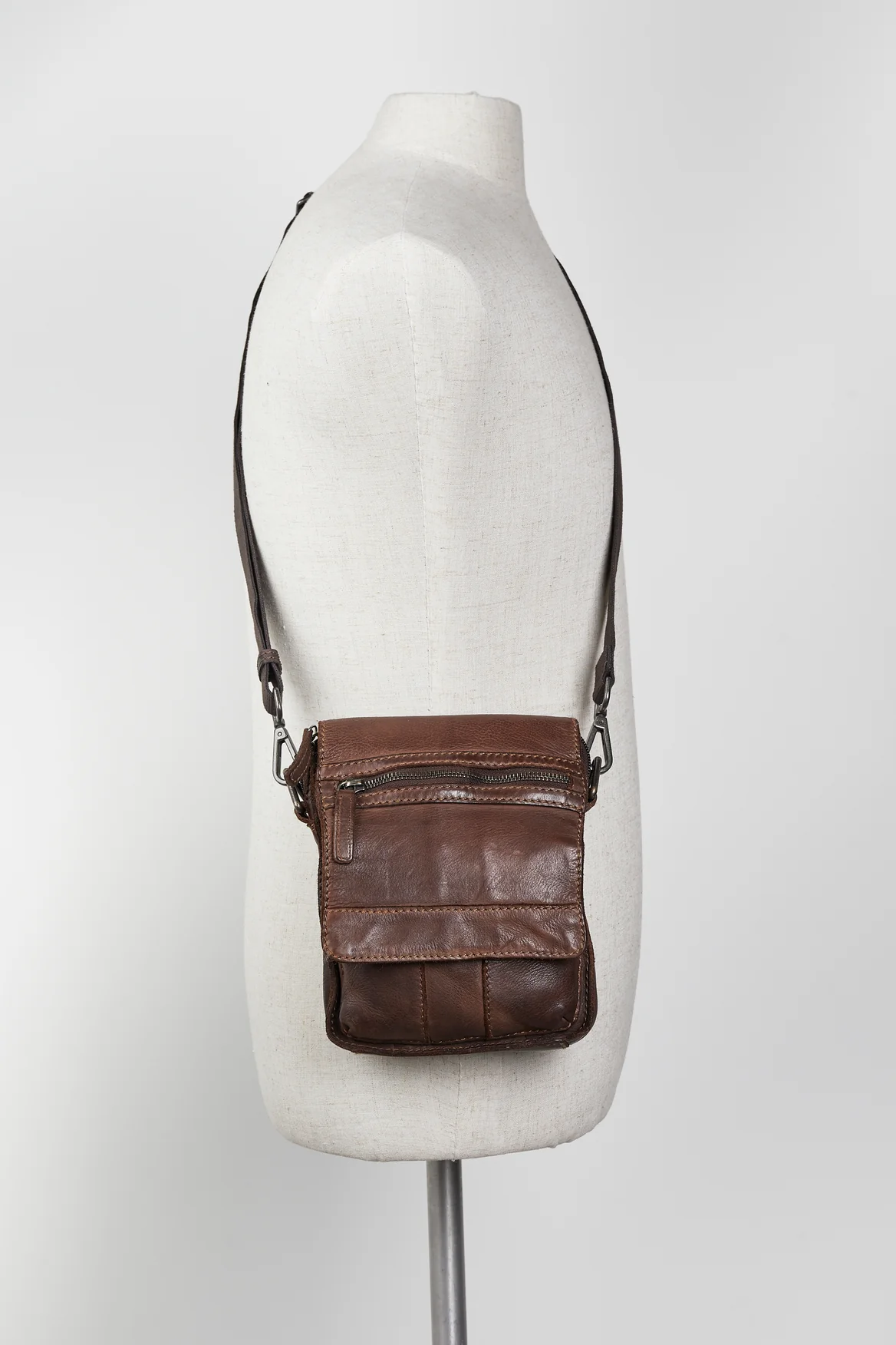 Anthony Leather Satchel - Image 4