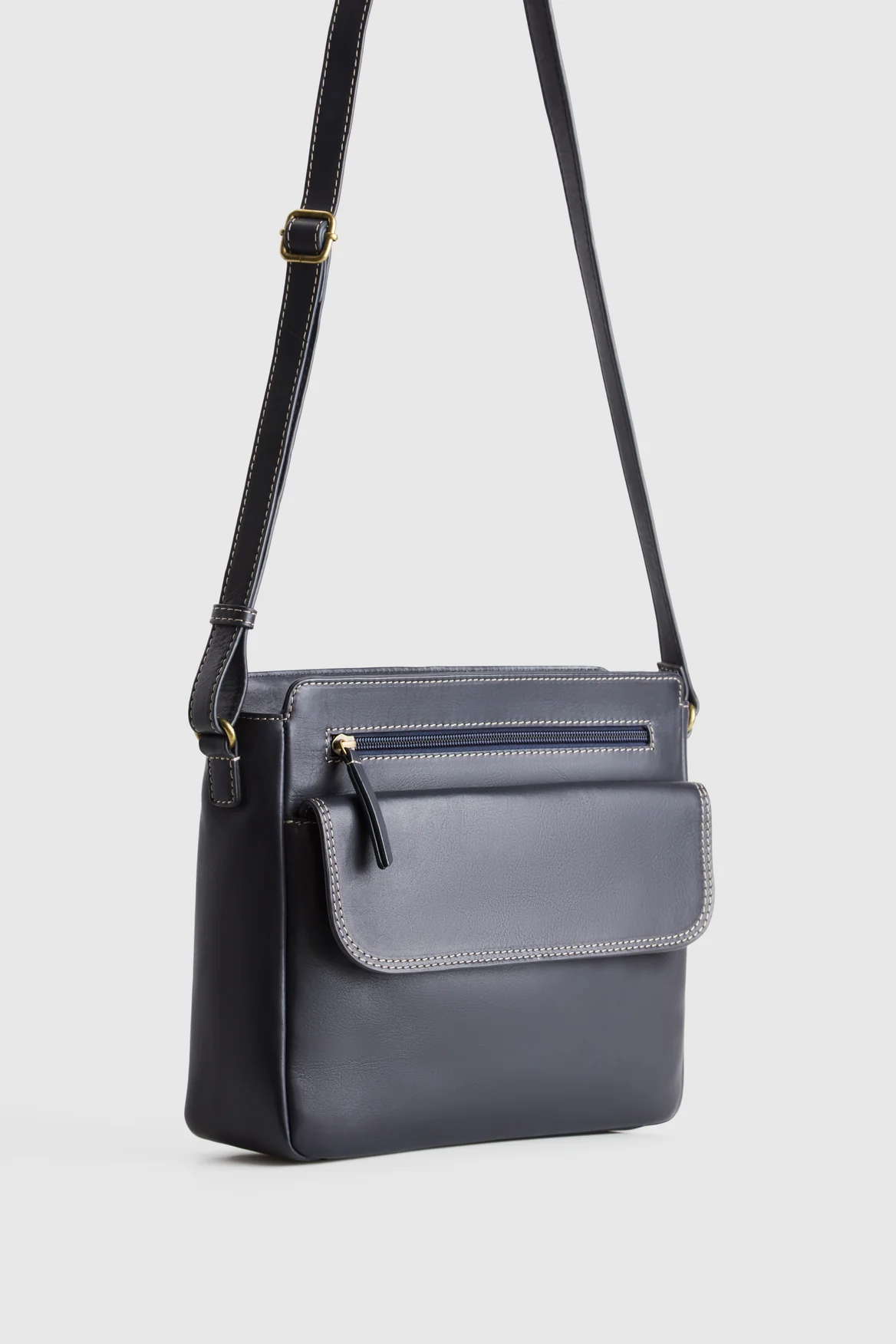 Connie Leather Crossbody Bag - Image 3