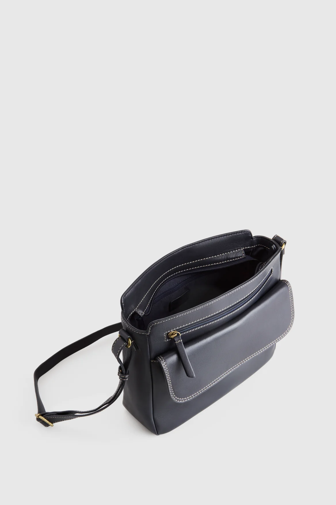 Connie Leather Crossbody Bag - Image 4