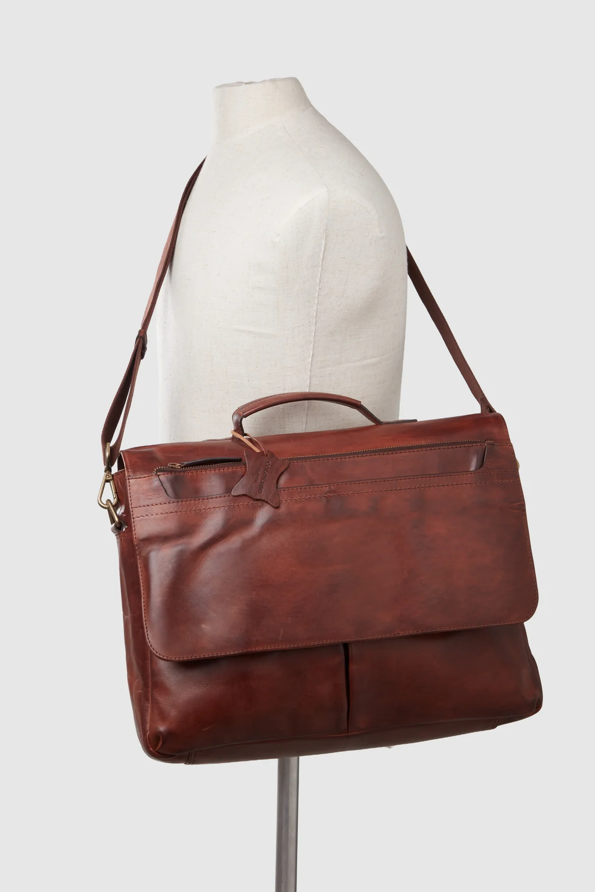 Flynn Leather Briefcase - Image 5