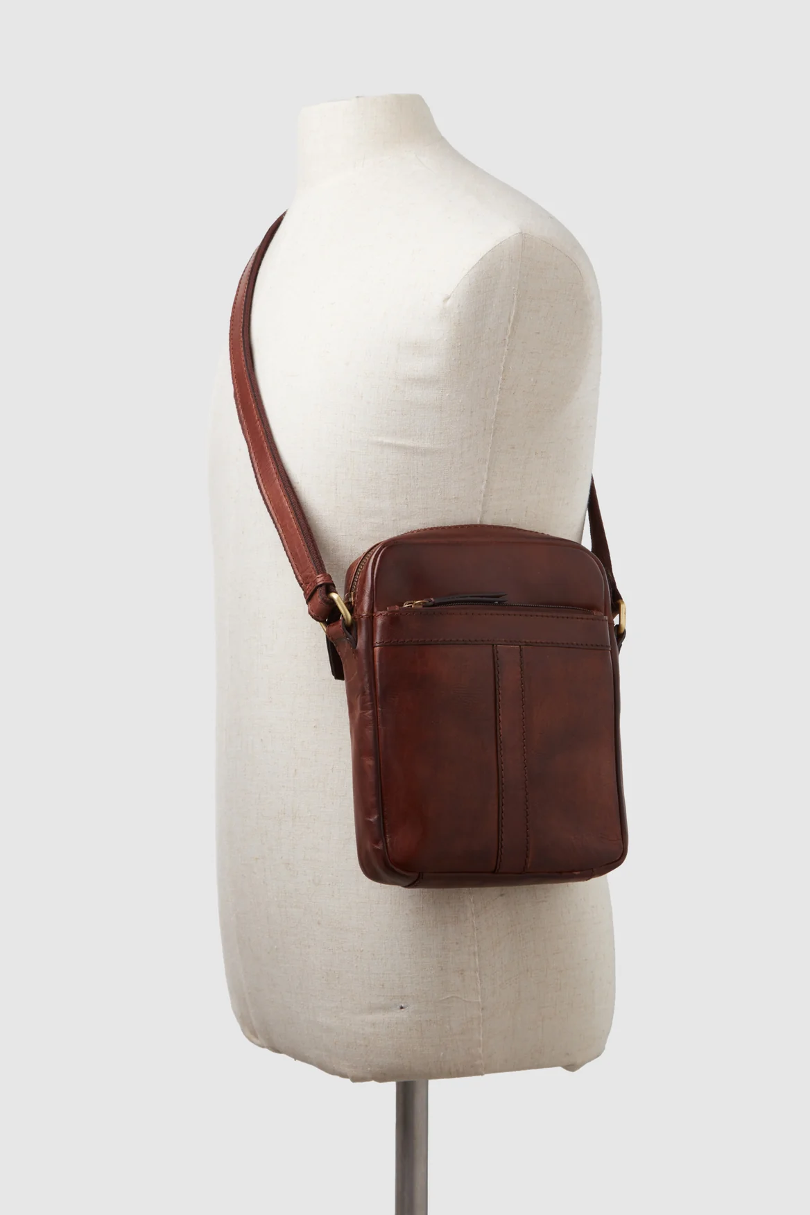 Flynn Leather Medium Satchel - Image 5