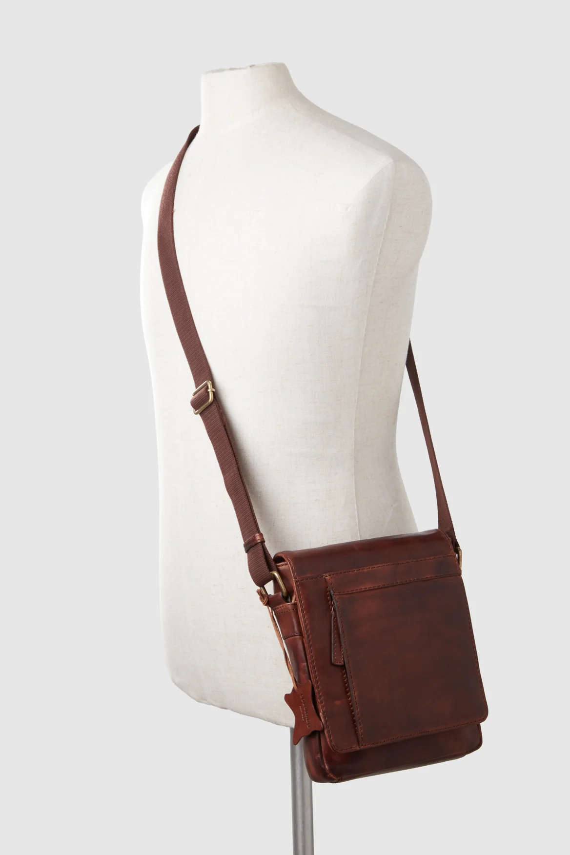Flynn Leather N/S Satchel - Image 5