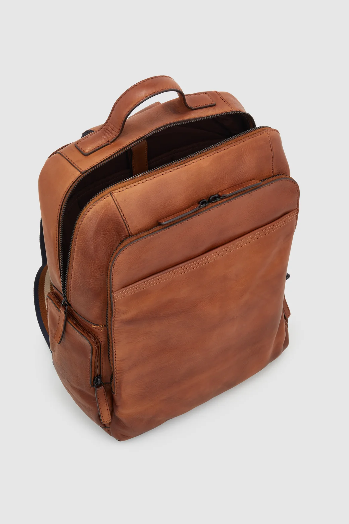 Lucas Leather Large Backpack - Image 3