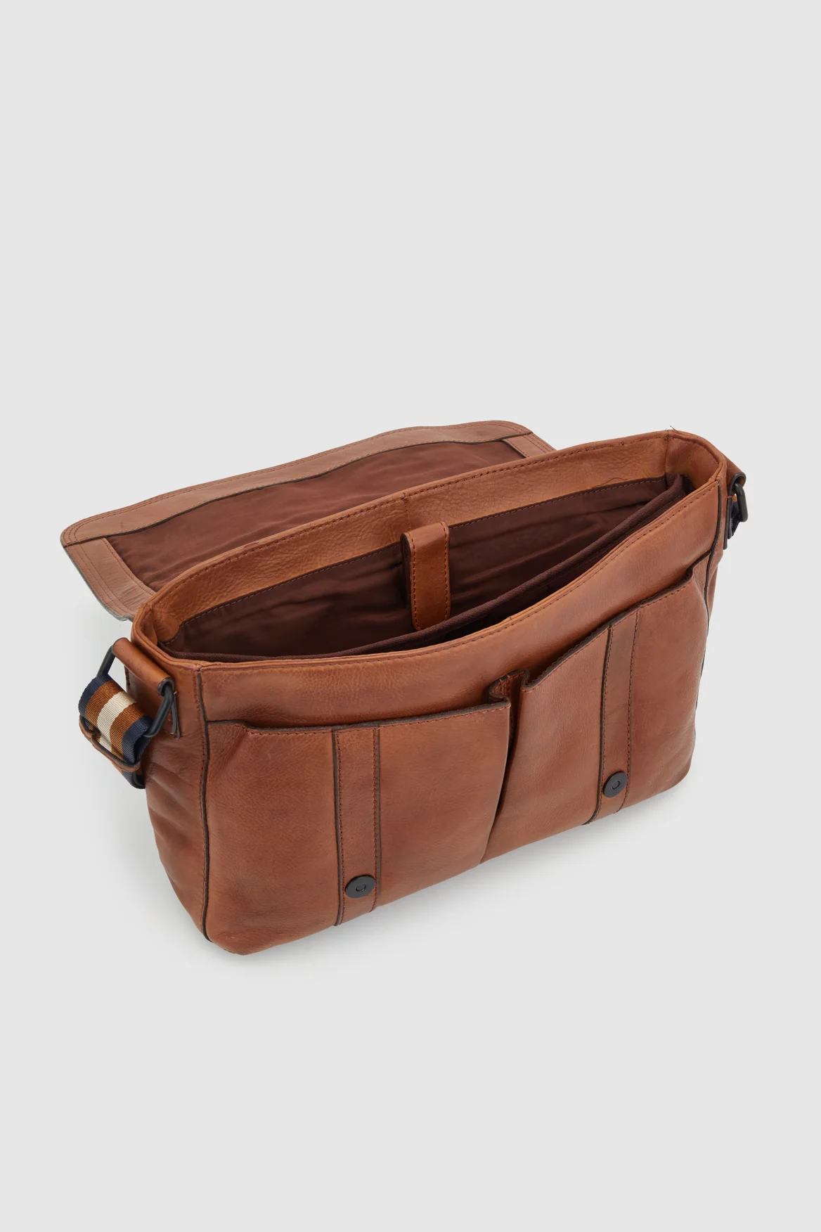 Lucas Leather Small Satchel - Image 3