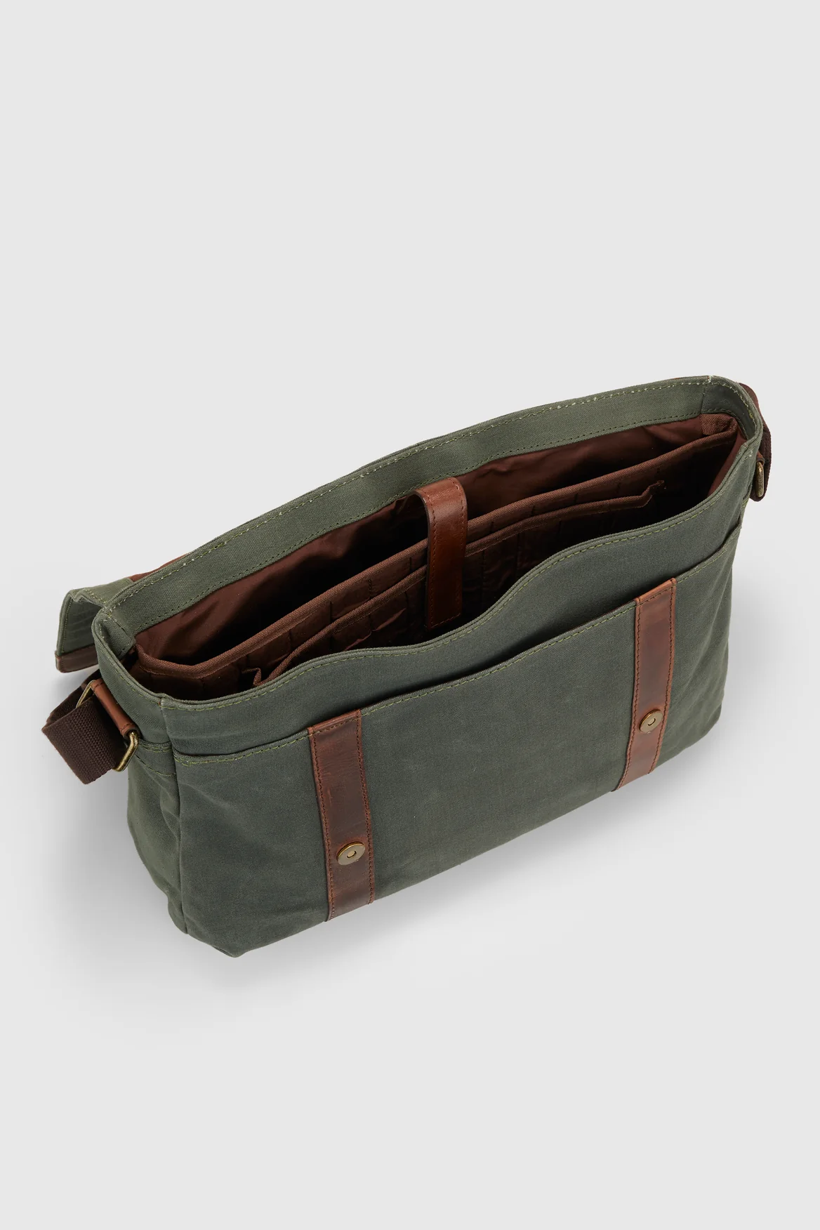 Noah Canvas/Lea Trim EW Satchel - Image 3