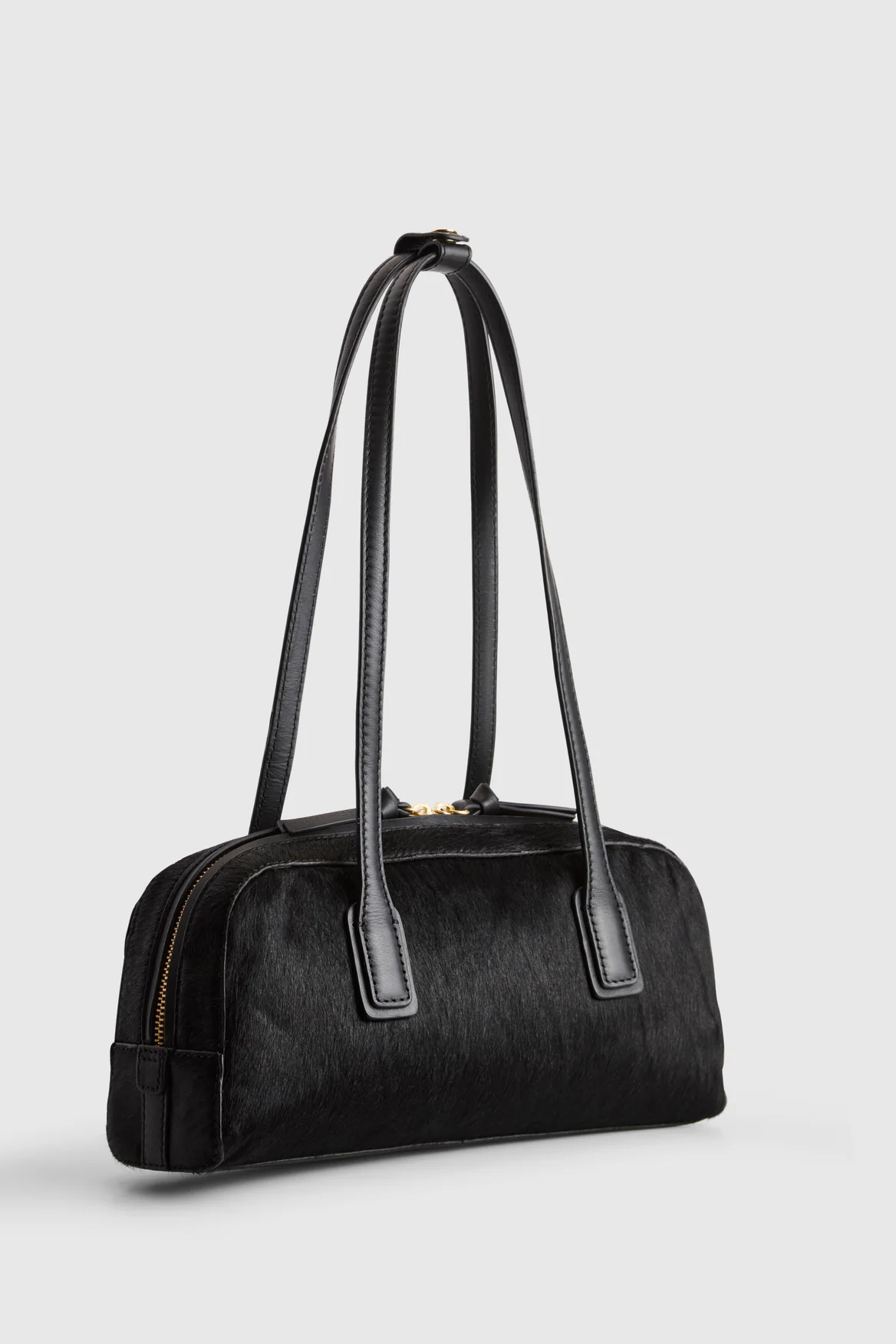 Anais Leather Bowling Bag - Image 2