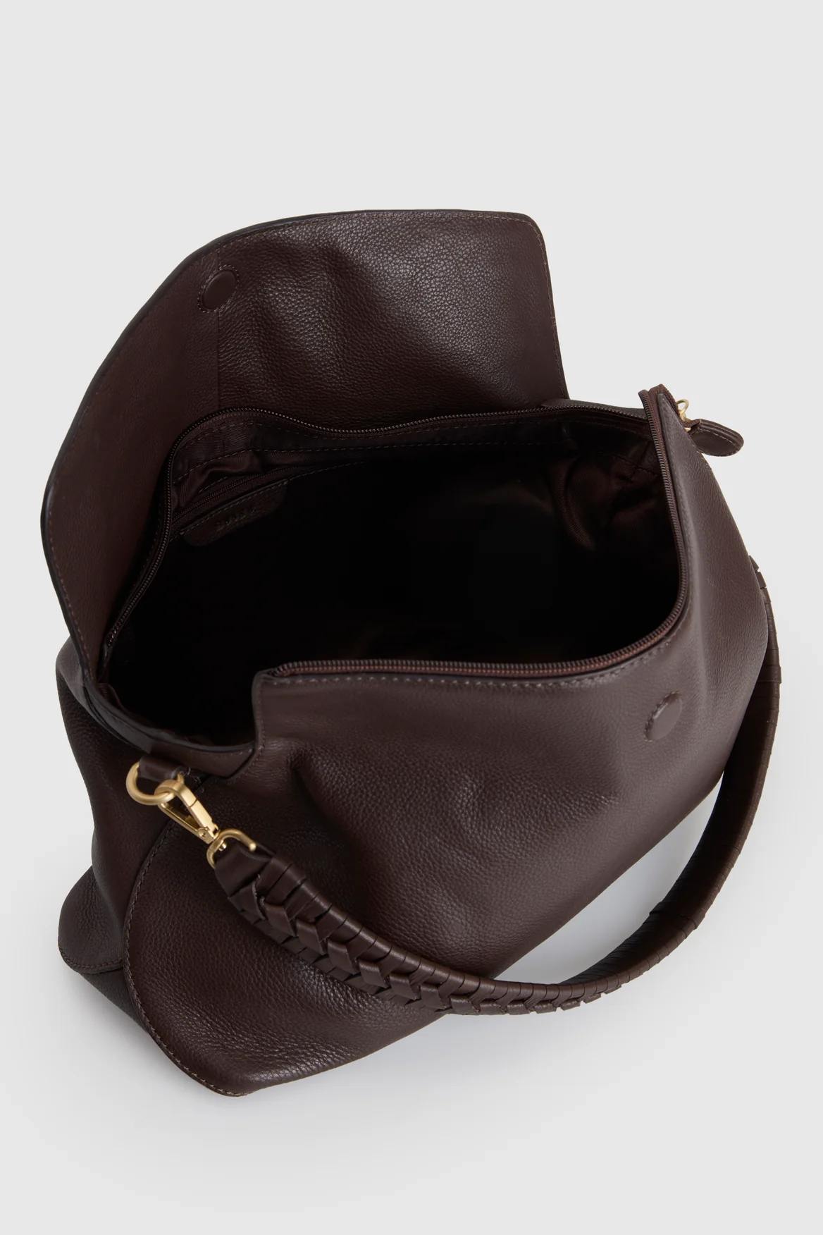 Clara Large Leather Shoulder Bag - Image 4