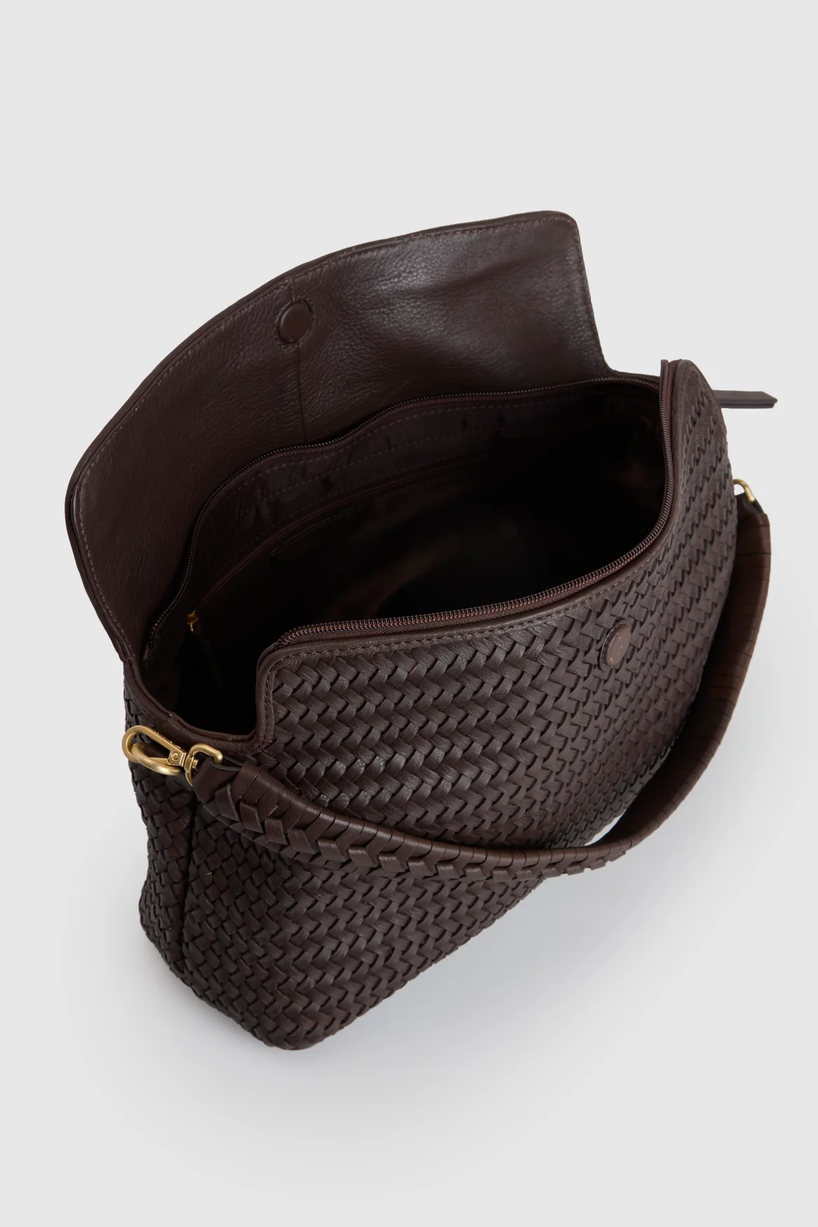 Clara Large Leather Shoulder Bag - Image 4