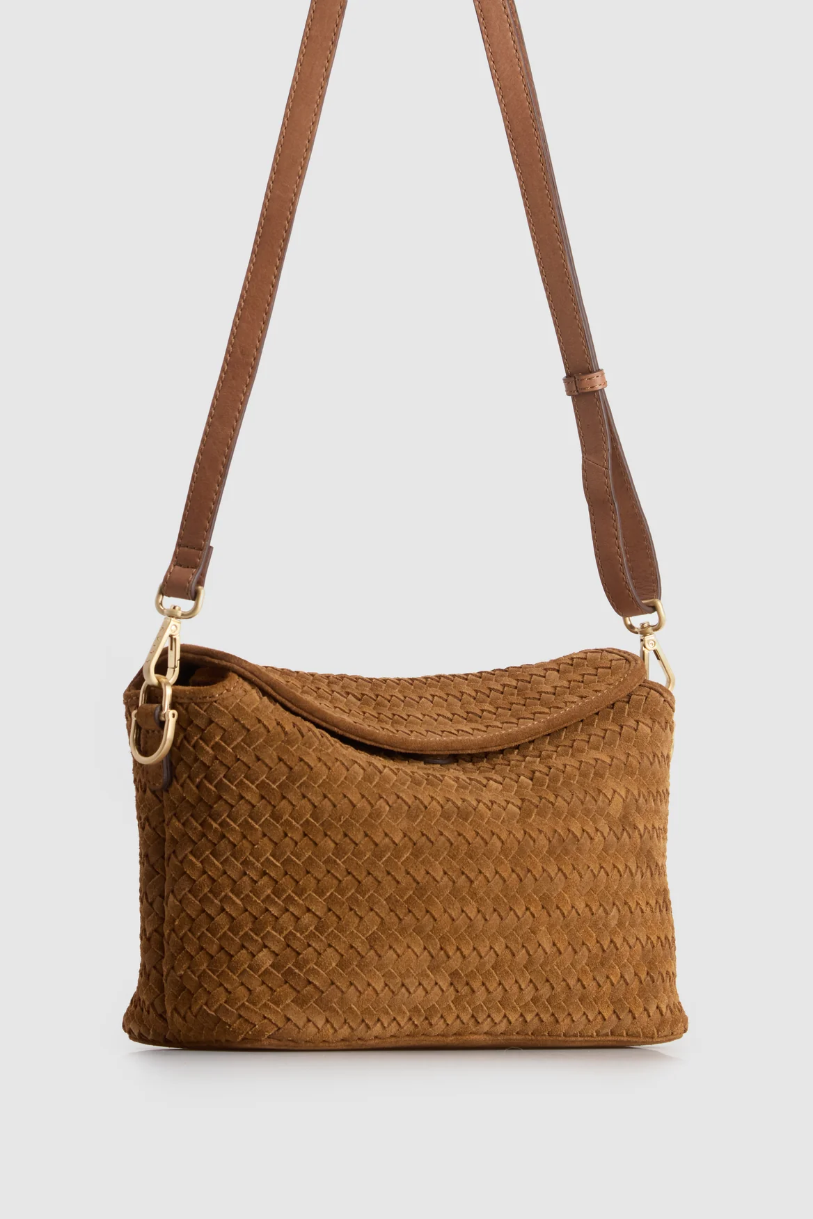 Clara Suede Leather Grab Bag - Image 2