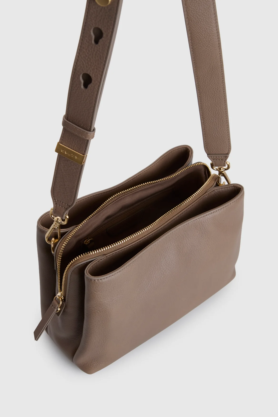 Clover Leather Crossbody Bag - Image 4