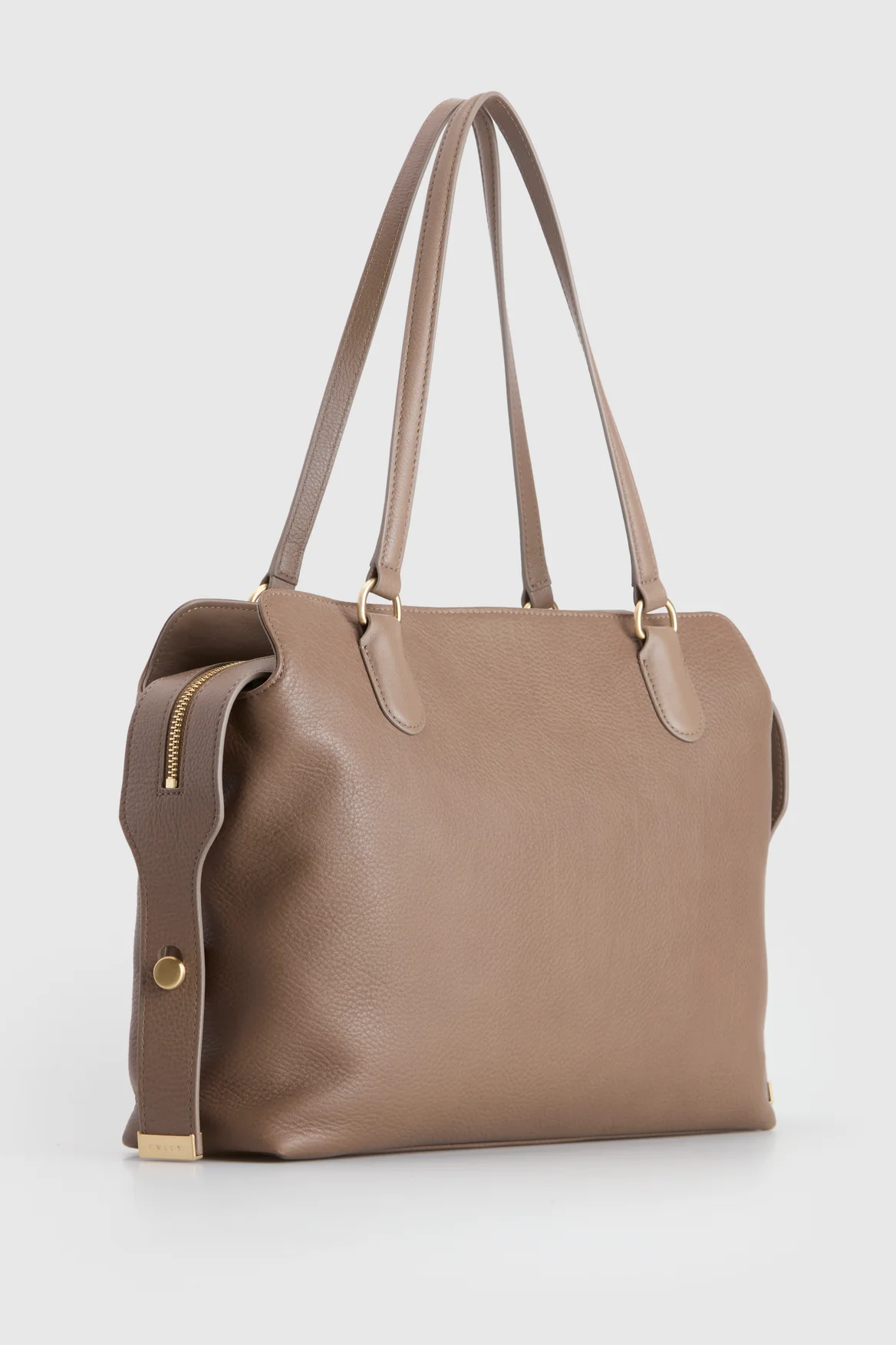Clover Leather Work Tote Bag - Image 2