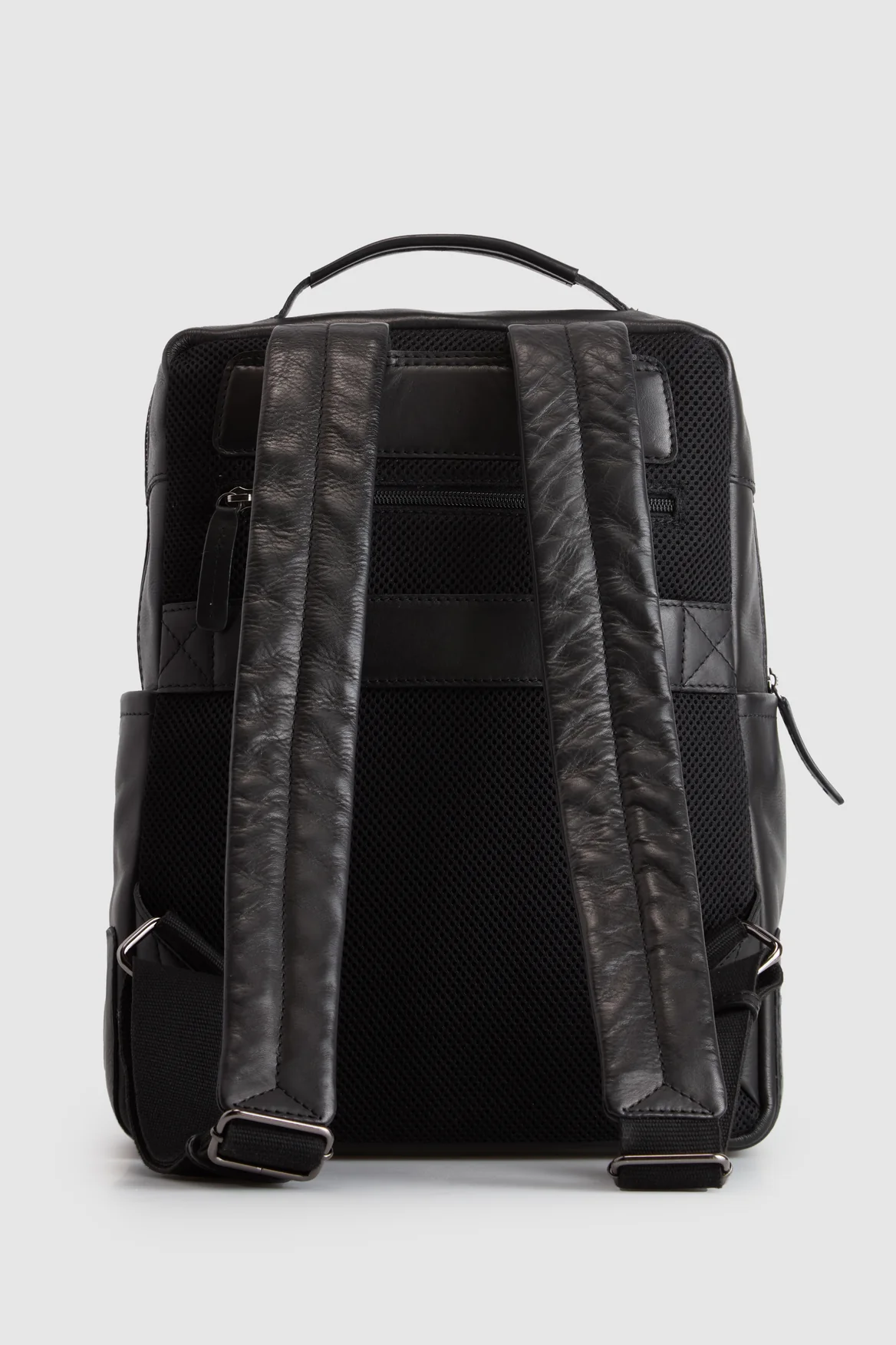 Dominic Leather Weave Backpack - Image 3