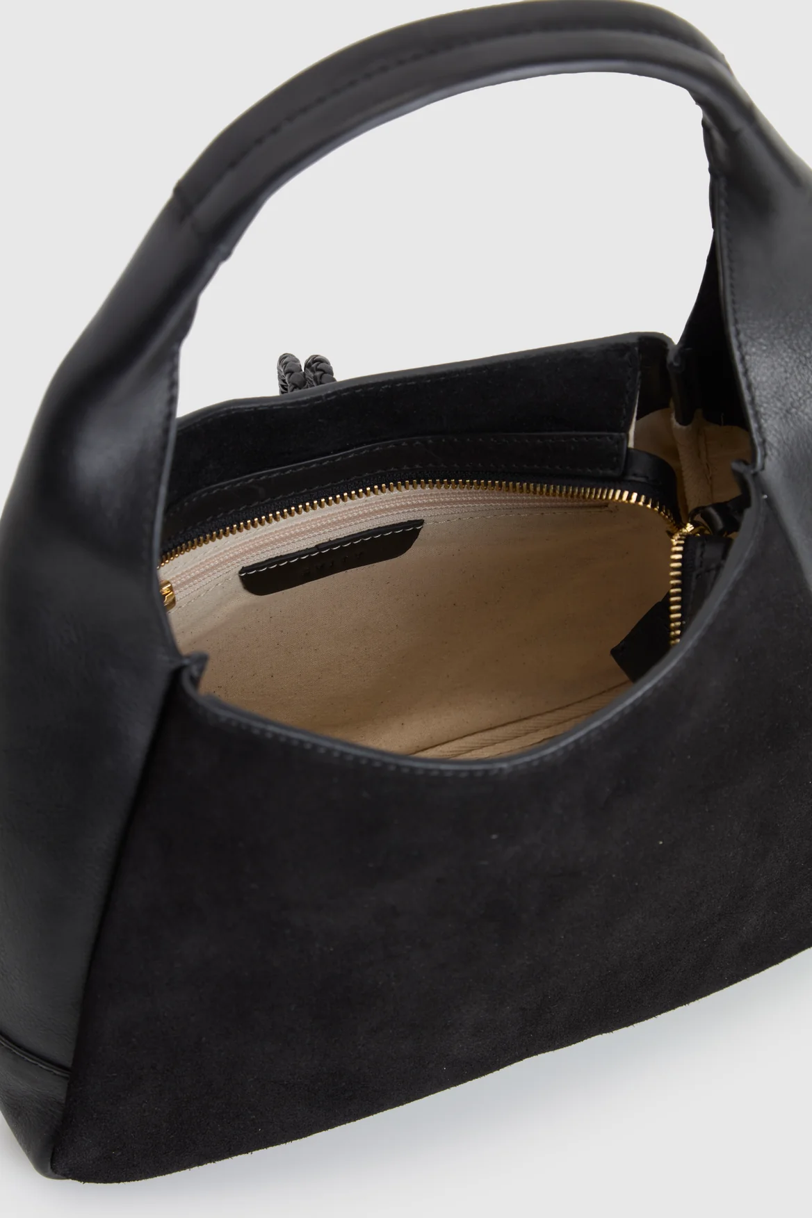 Emmy Leather Suede Hobo Bag - Image 4