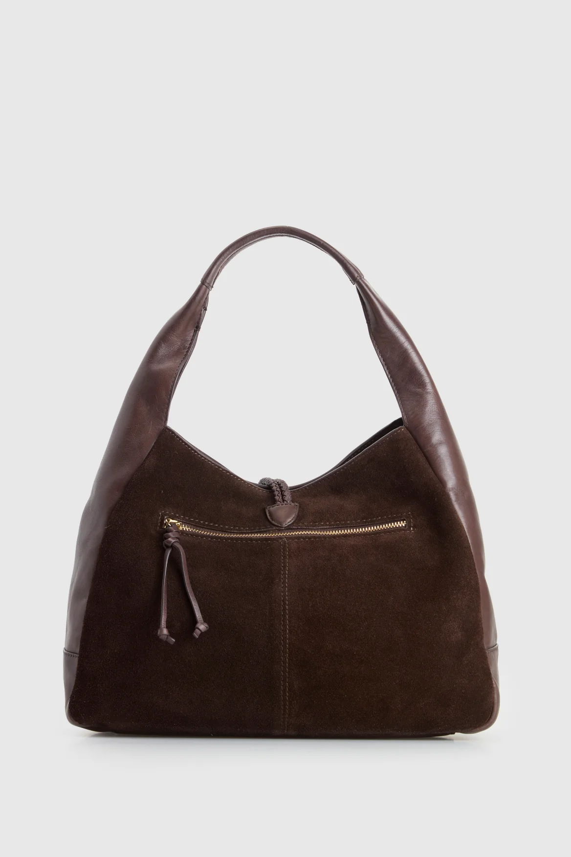 Emmy Leather Suede Hobo Bag - Image 3
