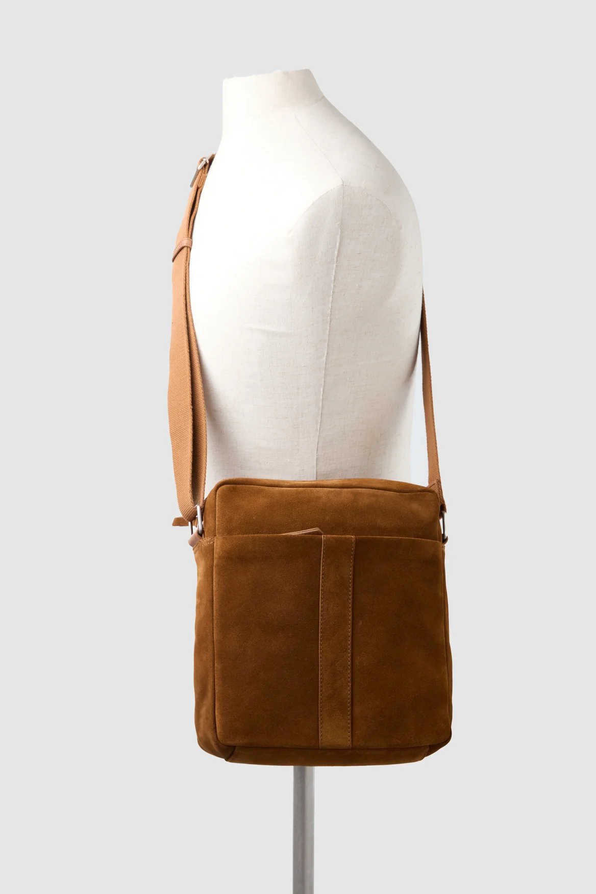 Harris Suede Large NS Satchel - Image 5