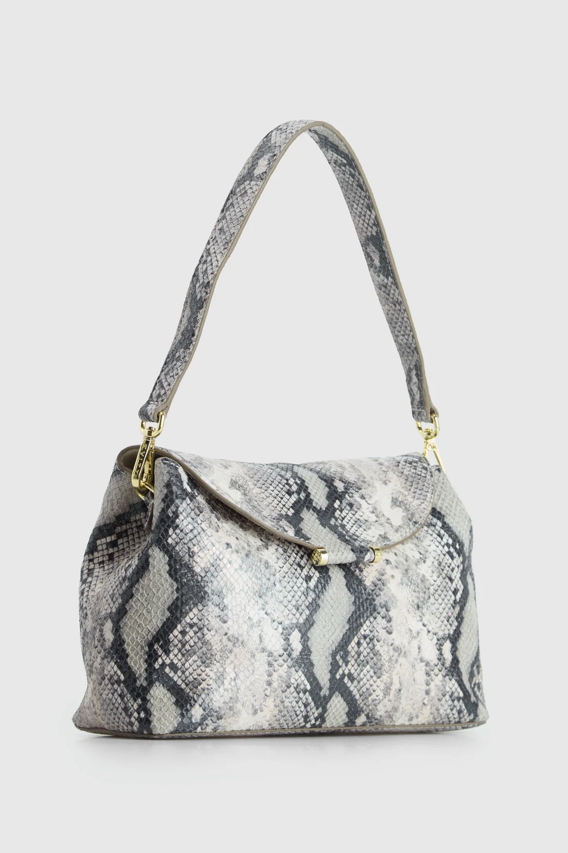 Iris Snake Leather Shoulder Bag - Image 2
