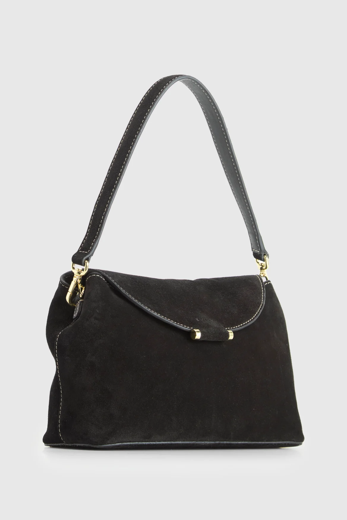 Iris Suede Leather Shoulder Bag - Image 2