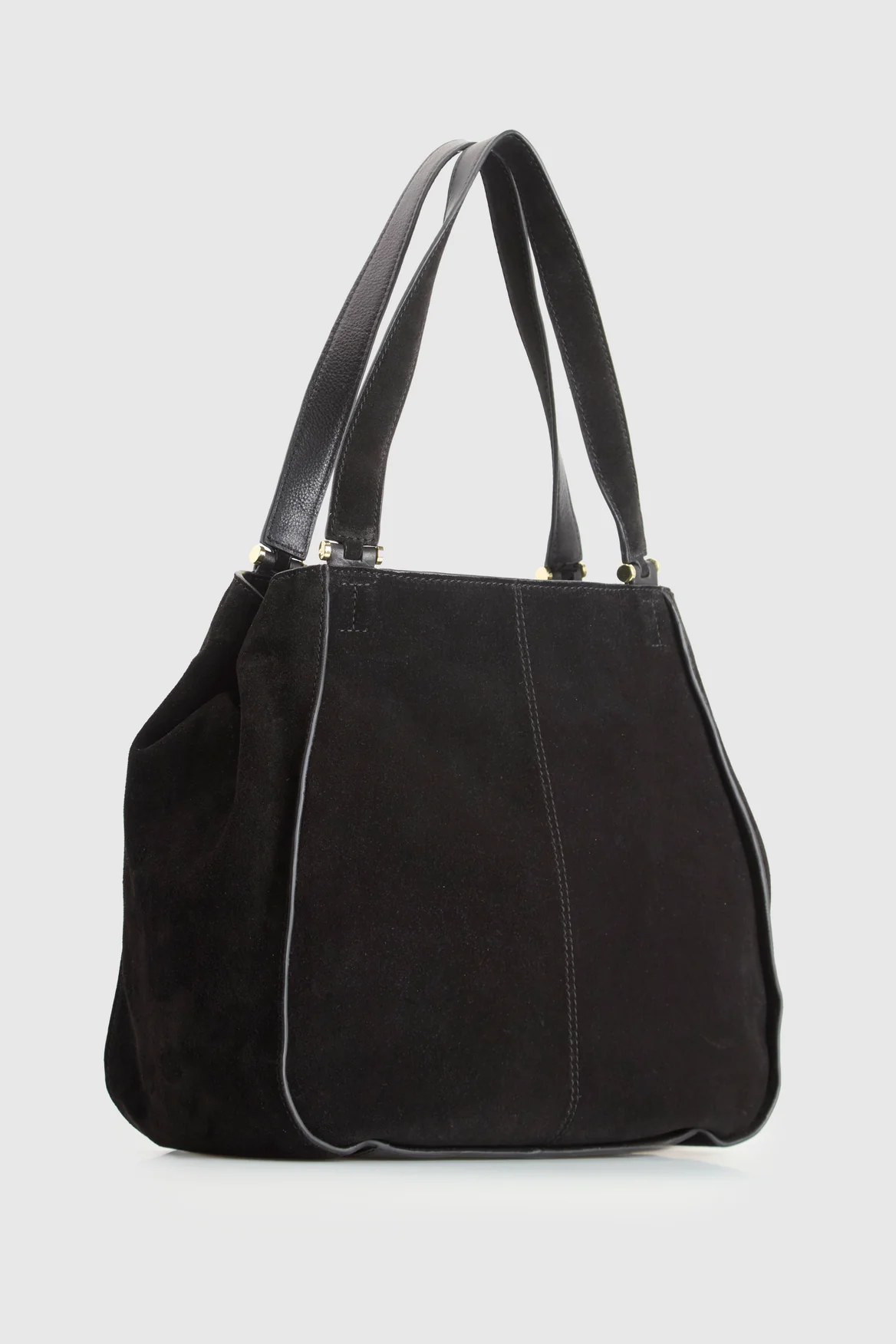Iris Suede Leather Tote Bag - Image 2