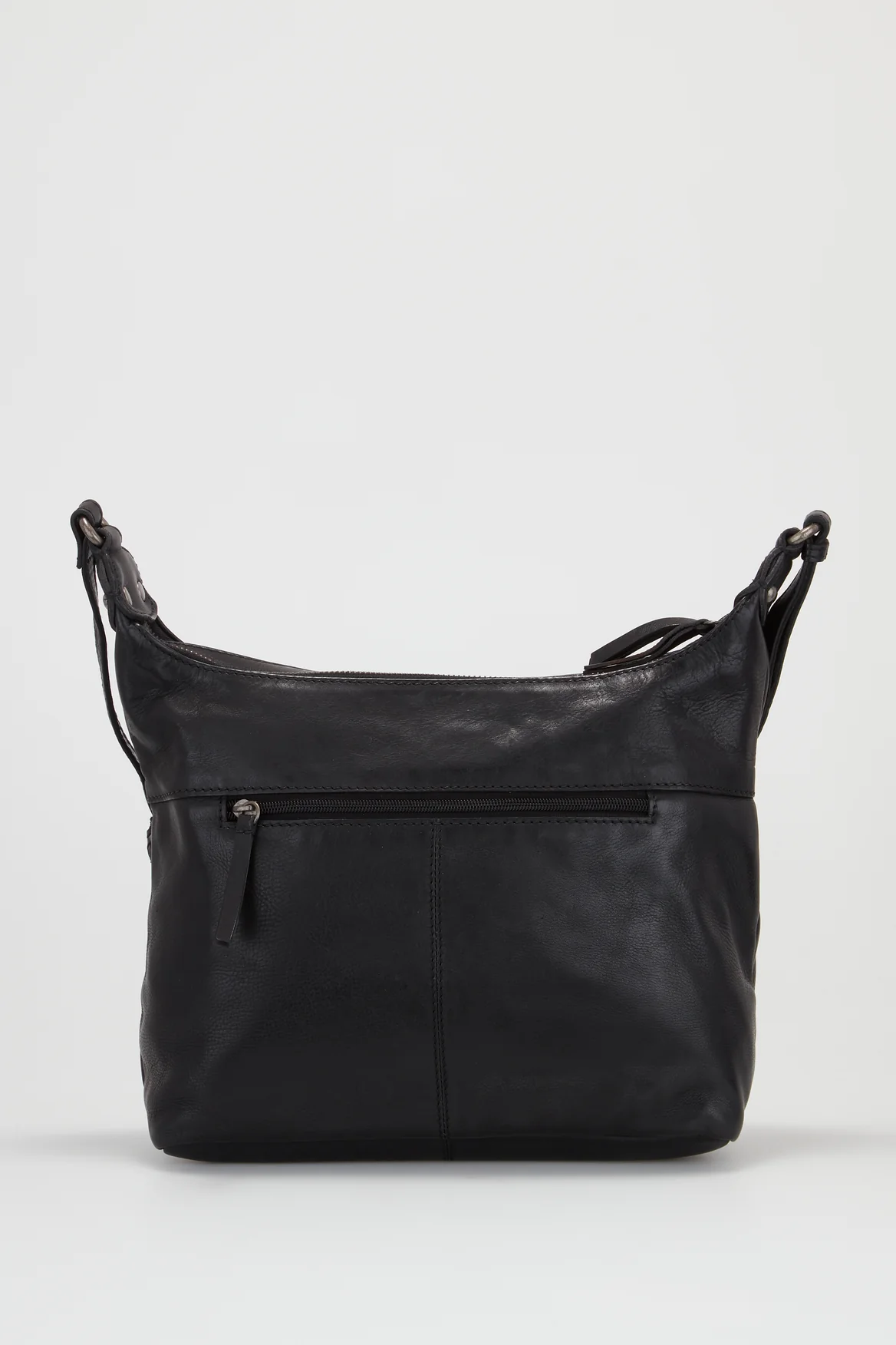 Isla Leather Braided Crossbody Bag - Image 2