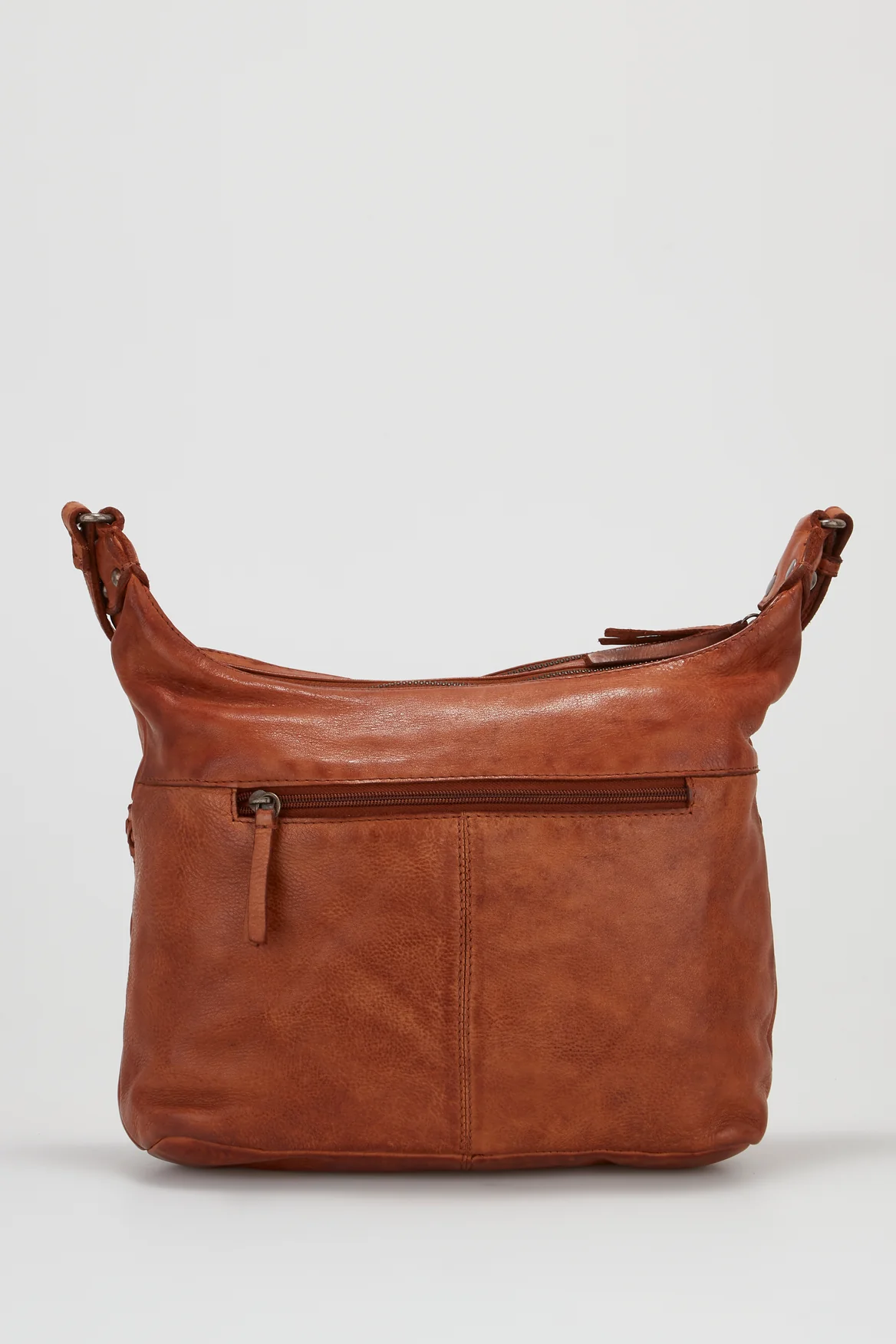 Isla Leather Braided Crossbody Bag - Image 2