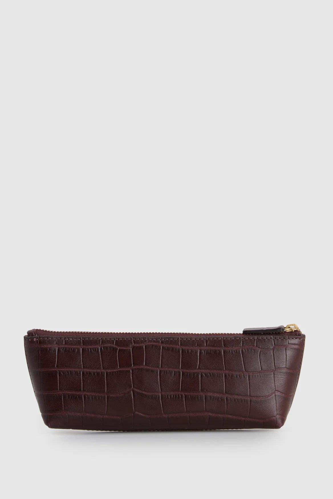 Lila Croc Emboss Pencil Case - Image 2