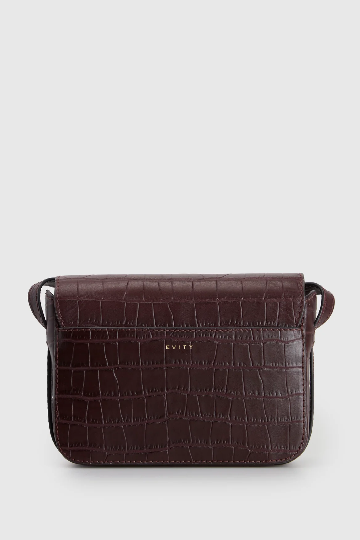 Lila Leather Flap Crossbody Bag - Image 3
