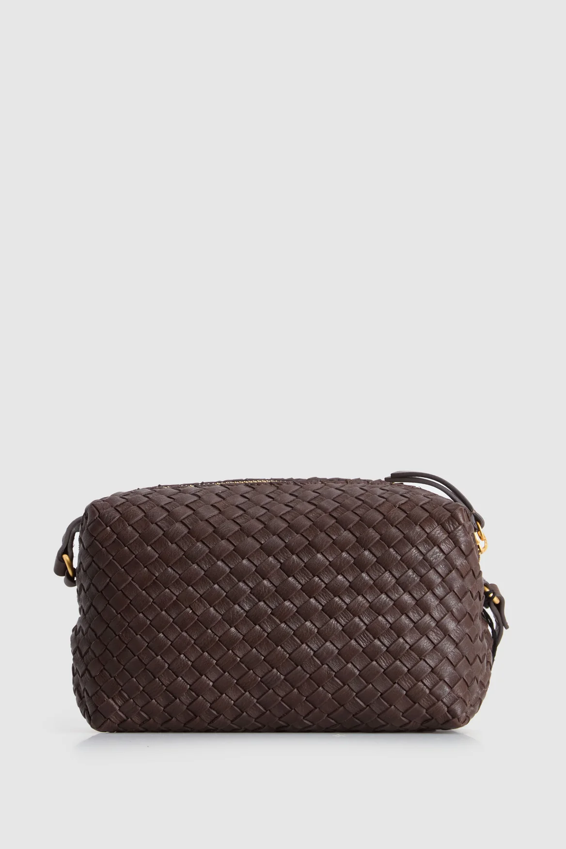 Margo Leather Weave Crossbody Bag - Image 4