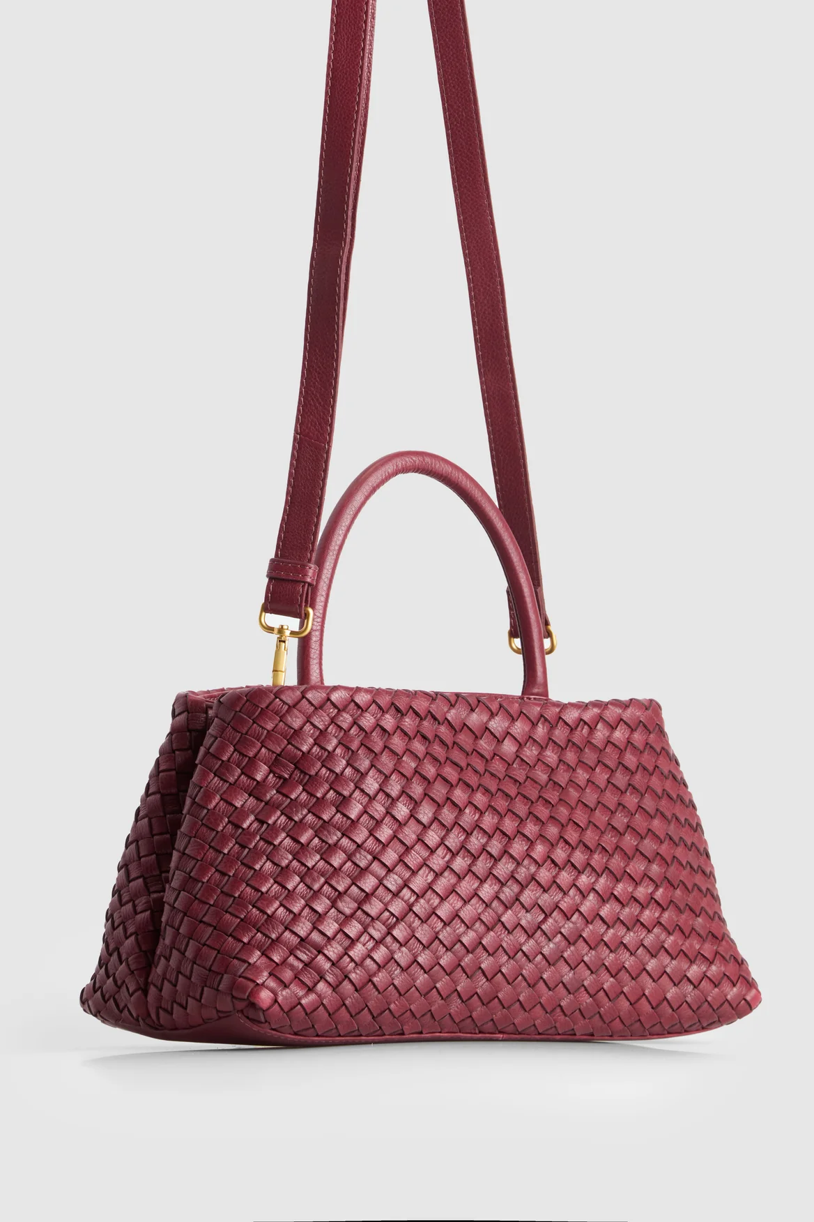 Margo Leather Weave Shopper Bag - Image 3