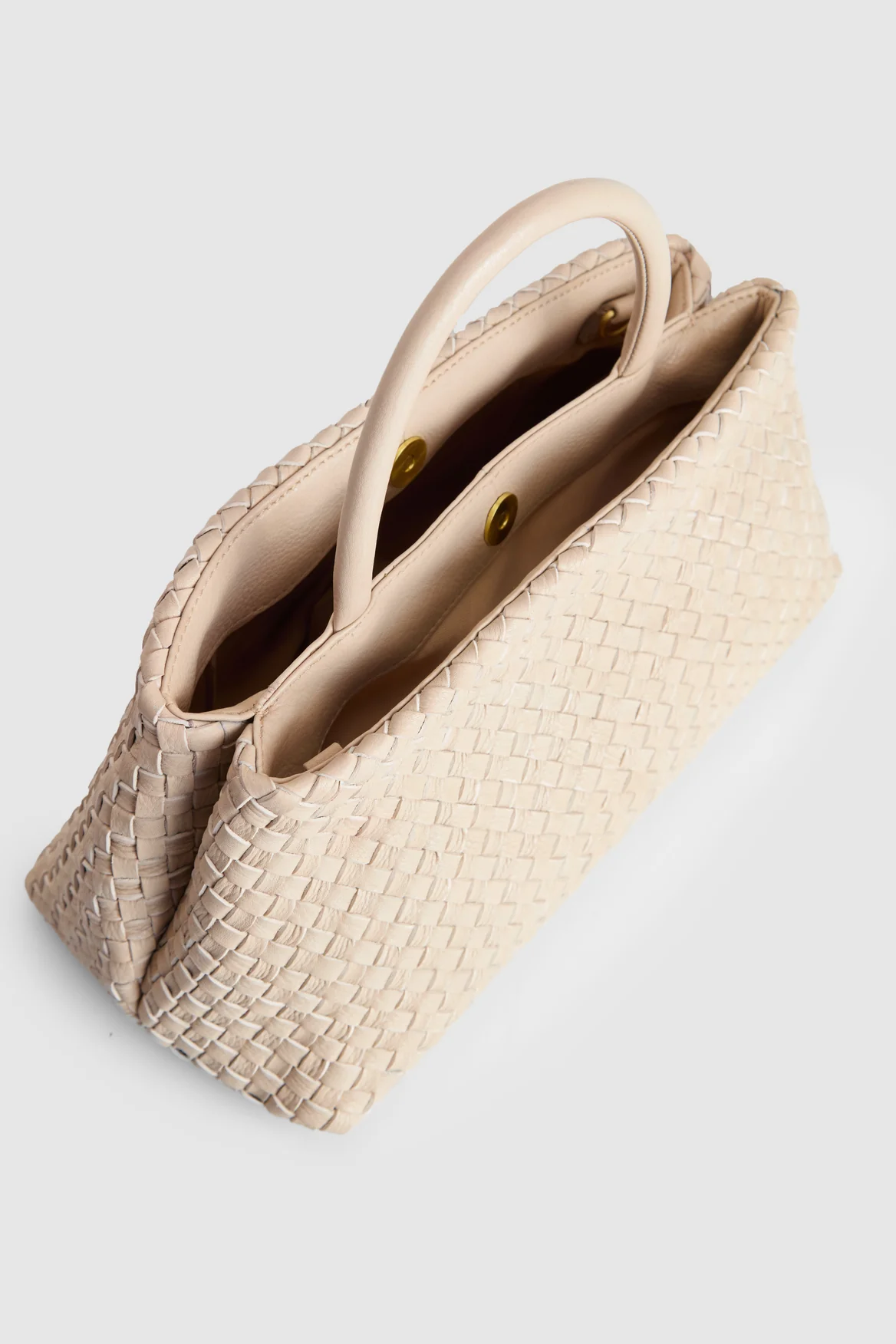 Margo Leather Weave Shopper Bag - Image 5