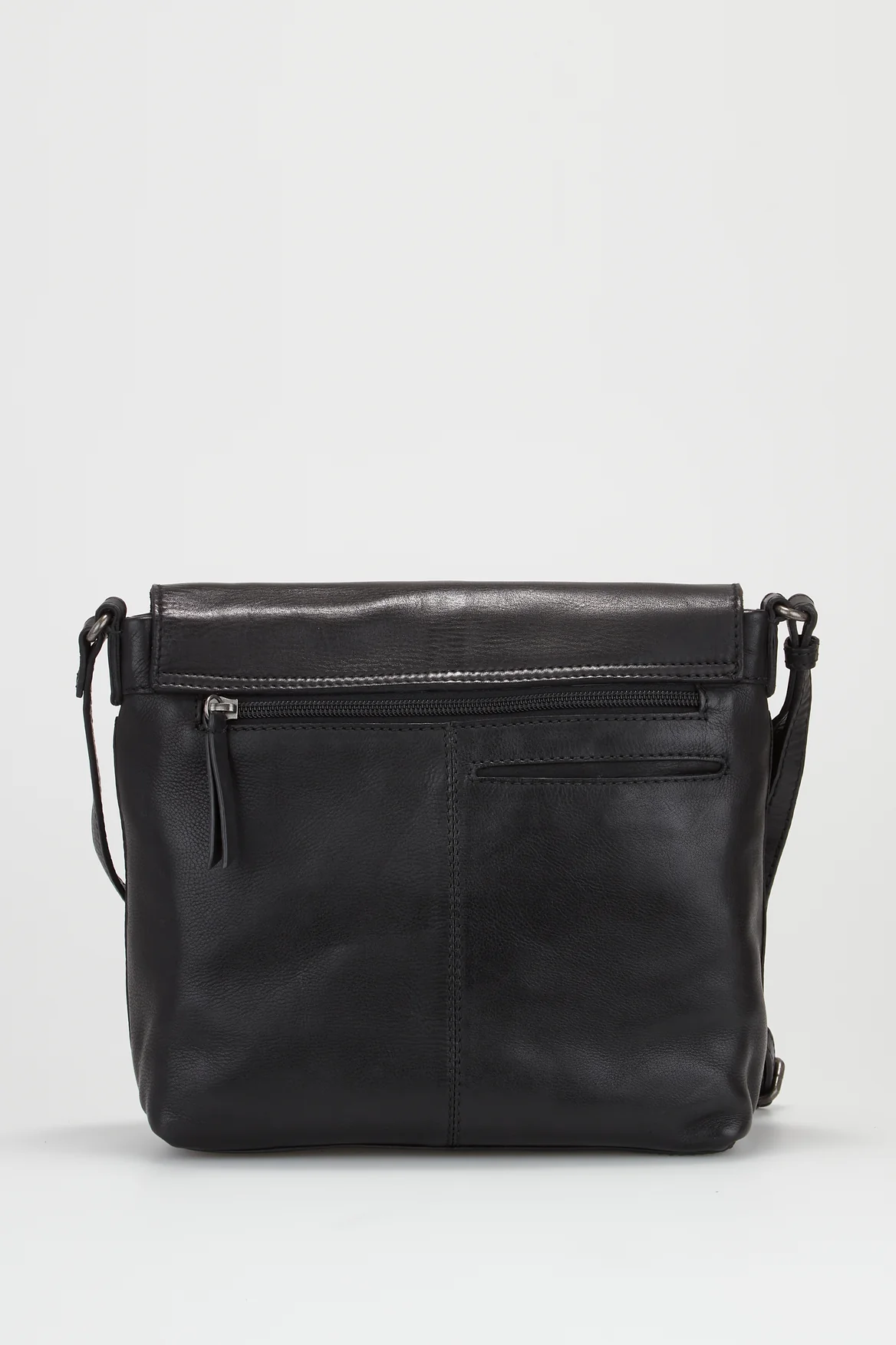 Maya Leather Flap Crossbody Bag - Image 2