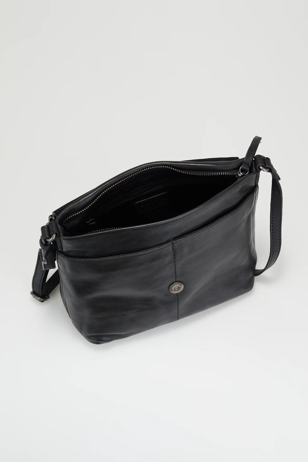 Maya Leather Flap Crossbody Bag - Image 3