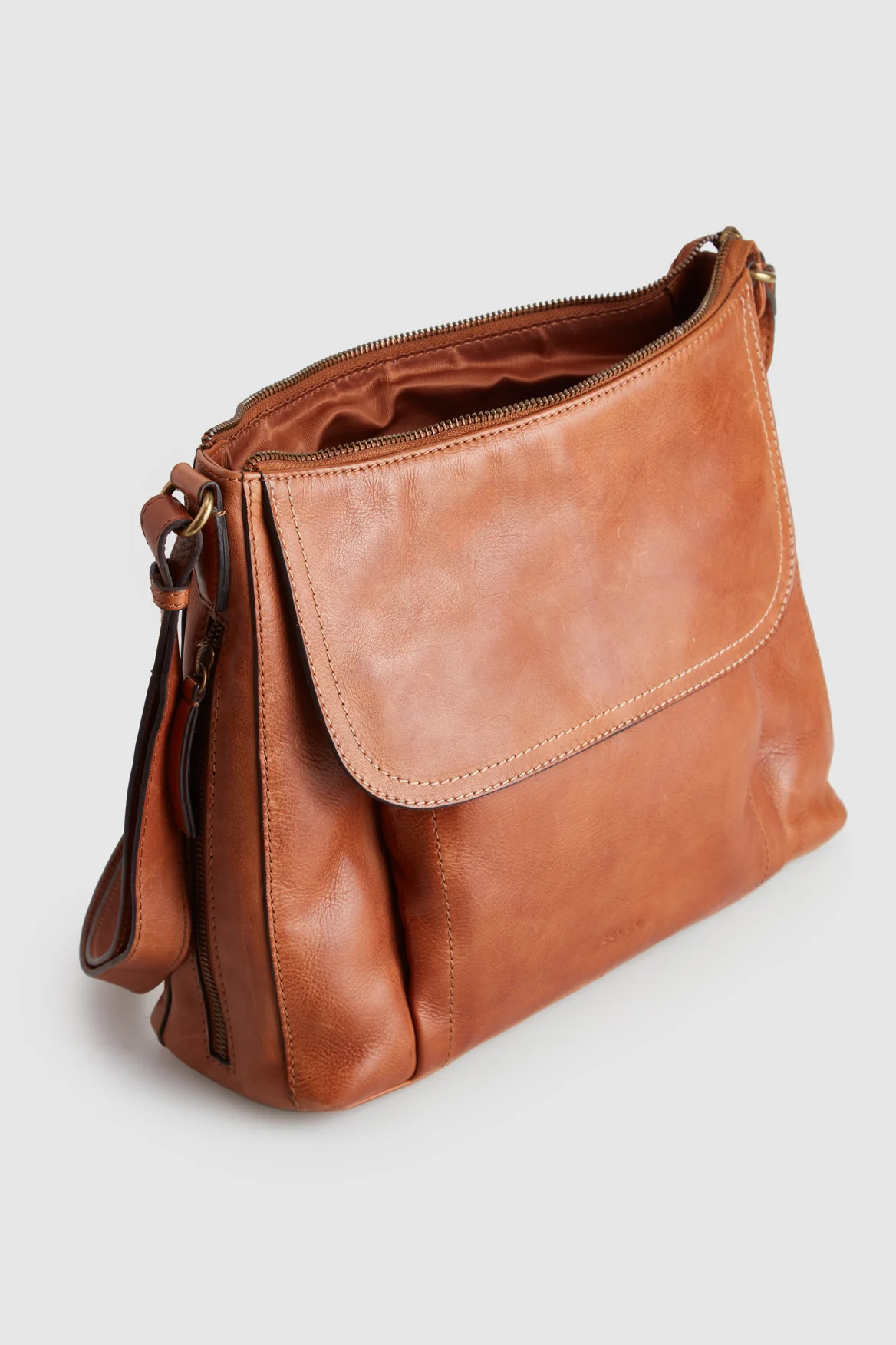 Maya Leather Large Crossbody Bag - Image 4
