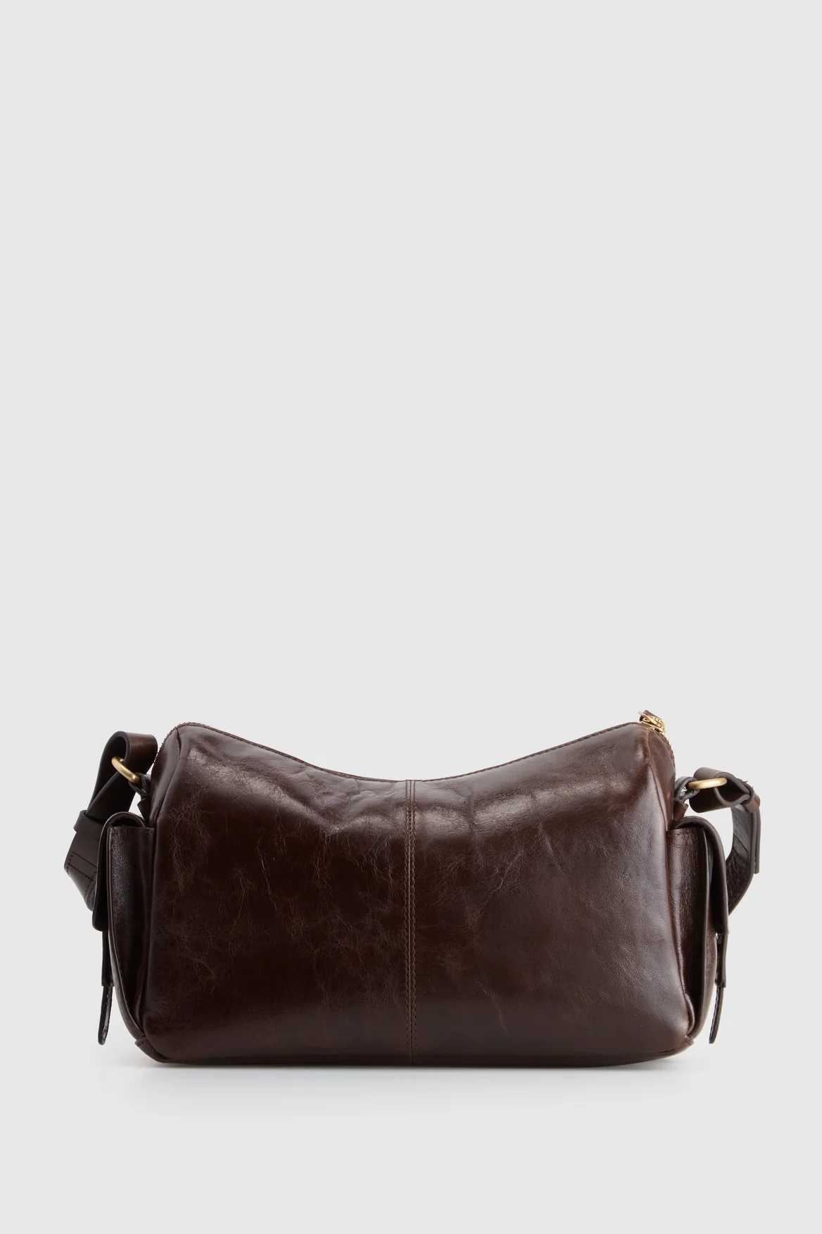 Narda Leather Pocket Crossbody Bag - Image 3