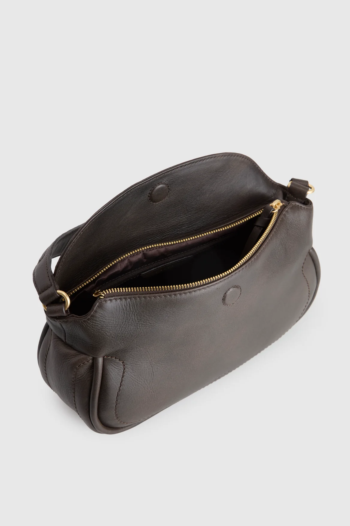 Narda Leather Shoulder Bag - Image 4