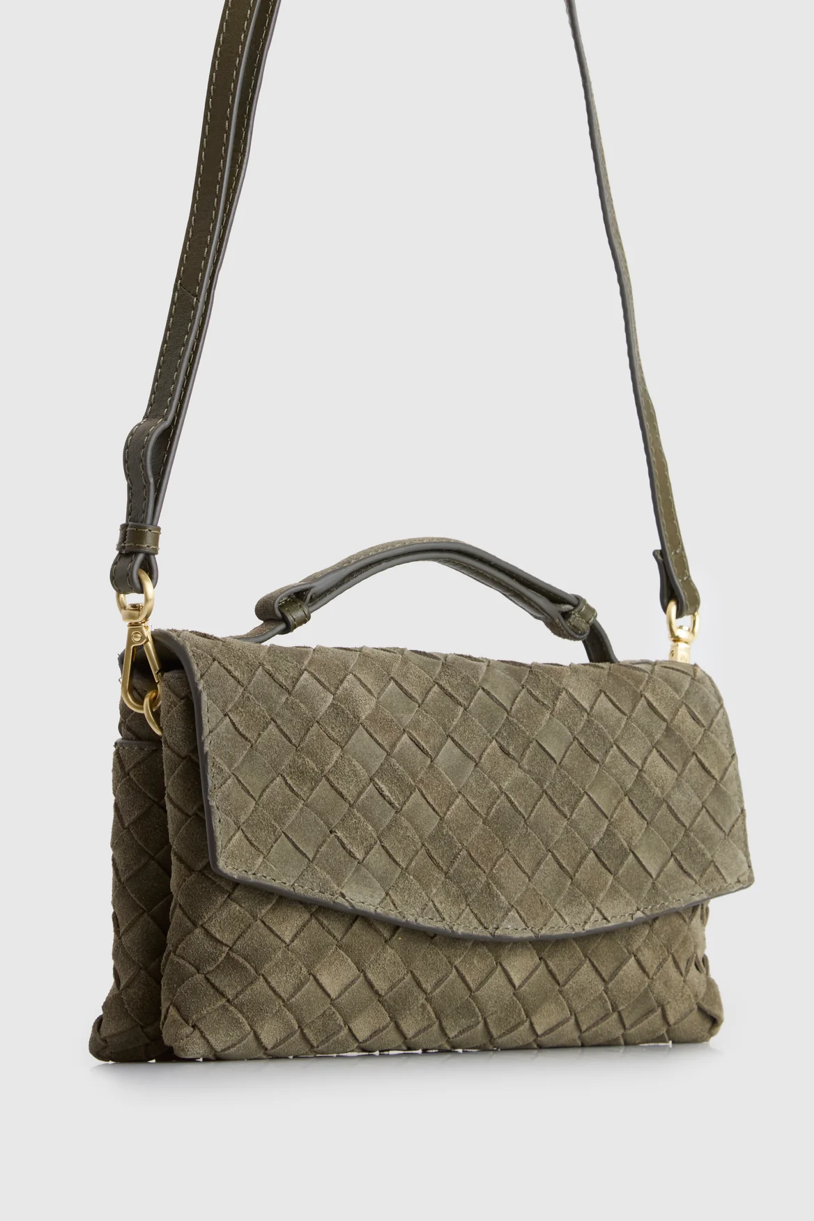 Nieve Leather Flap Crossbody Bag - Image 2