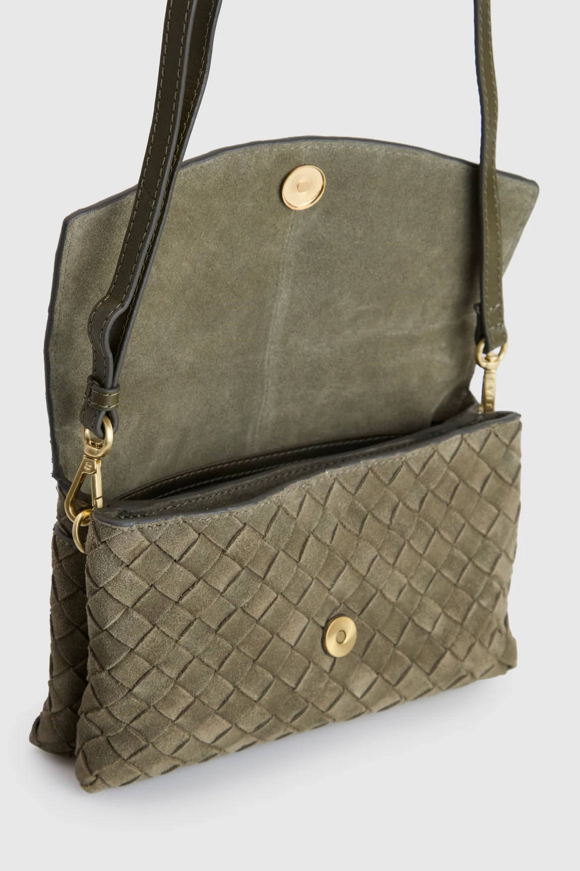 Nieve Leather Flap Crossbody Bag - Image 4