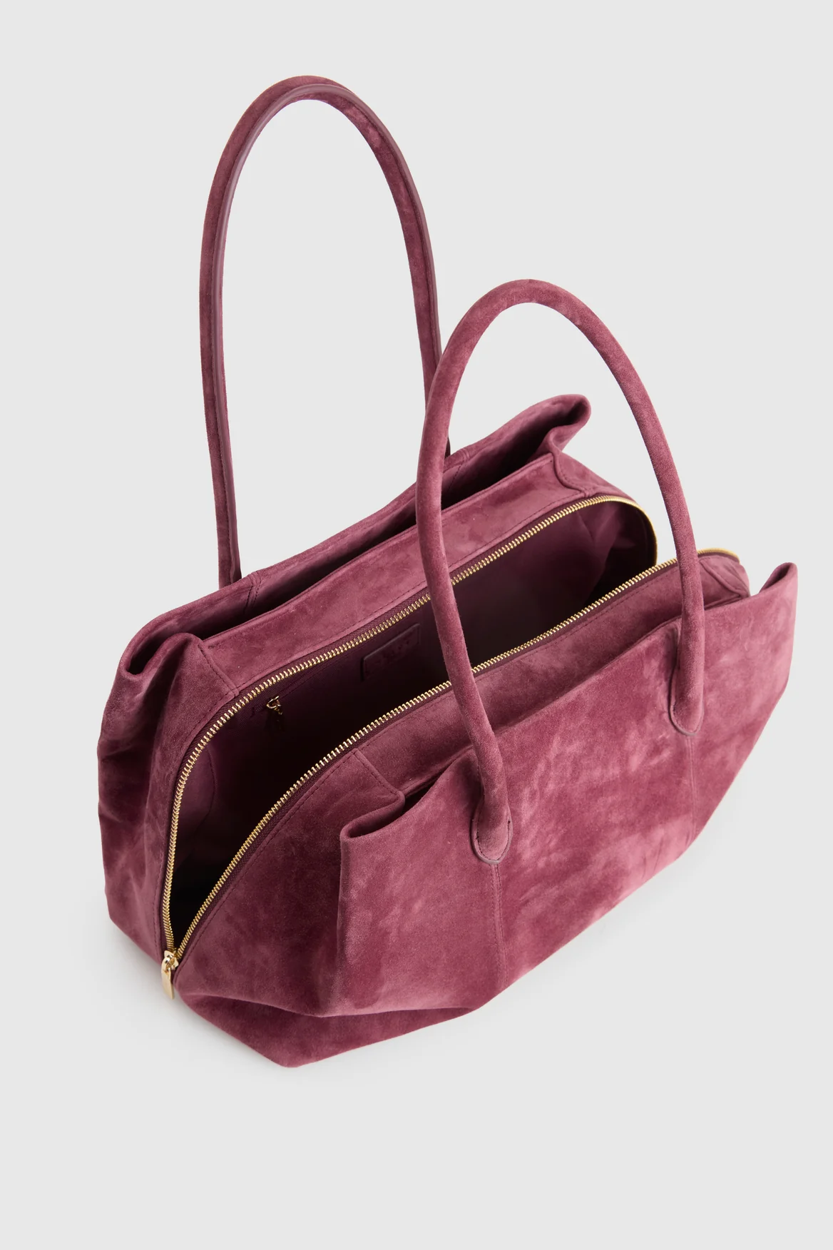 Noemie Leather Suede Tote Bag - Image 4