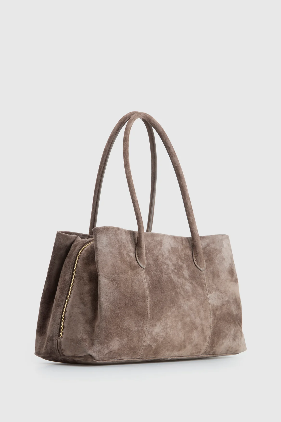 Noemie Leather Suede Tote Bag - Image 2