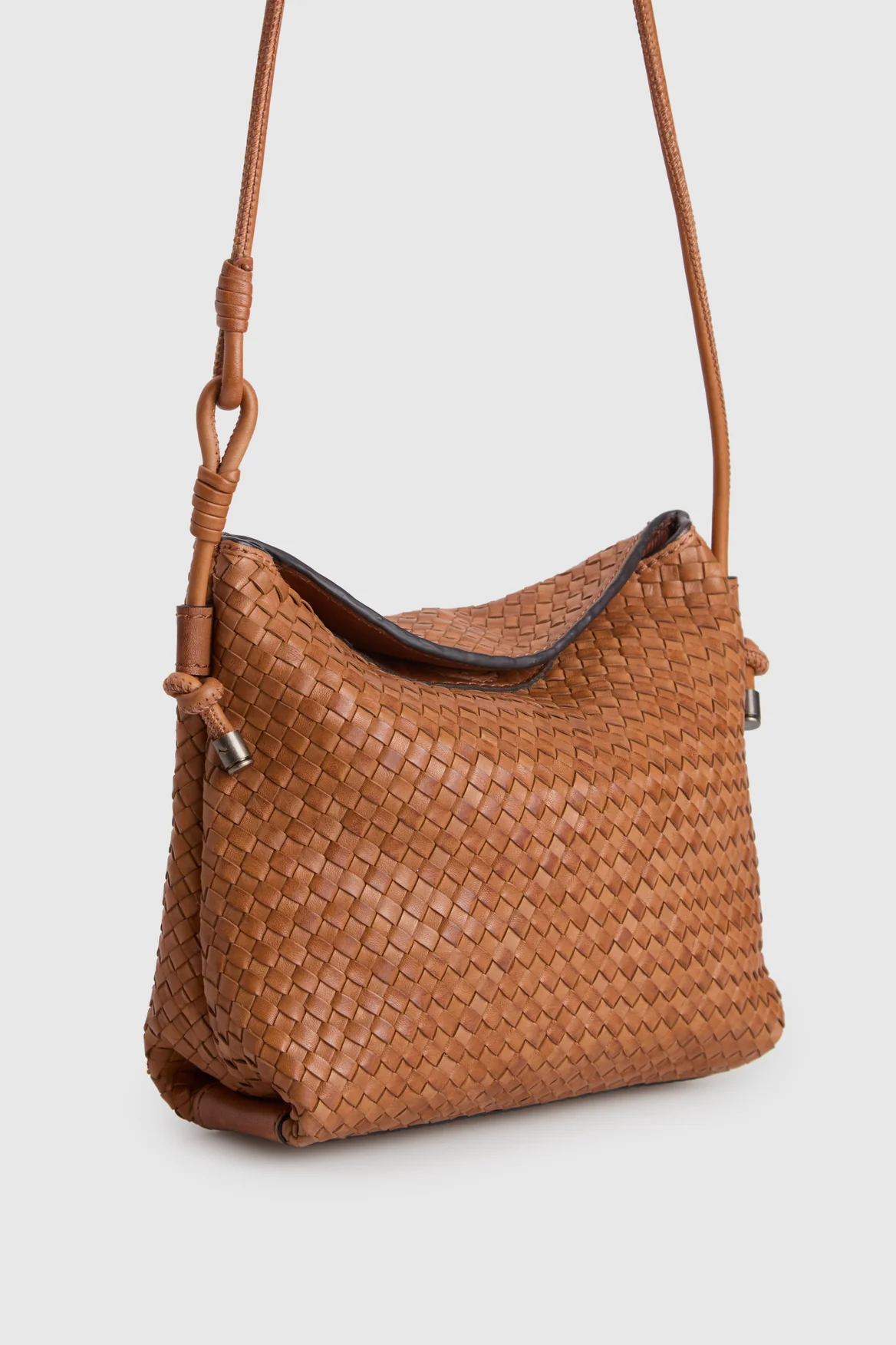 Palma Leather Curve Top Crossbody - Image 2