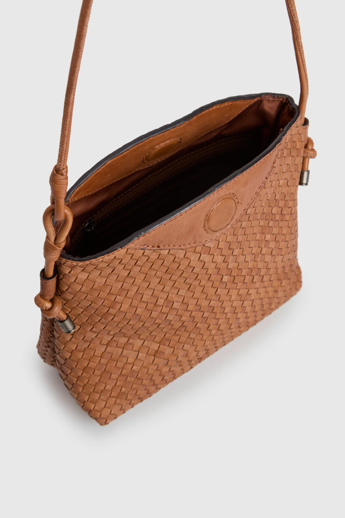 Palma Leather Curve Top Crossbody - Image 4