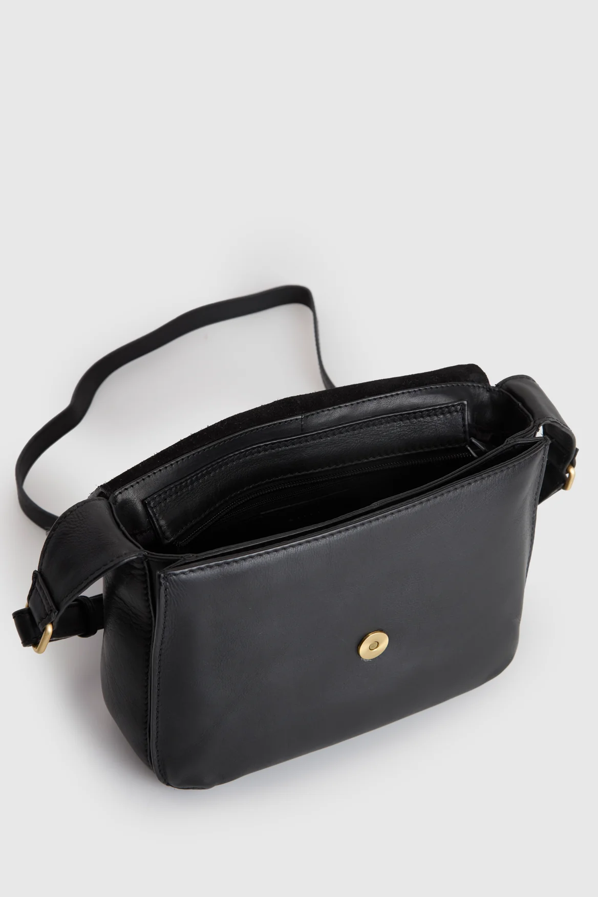 Sofia Leather Flap Crossbody Bag - Image 4