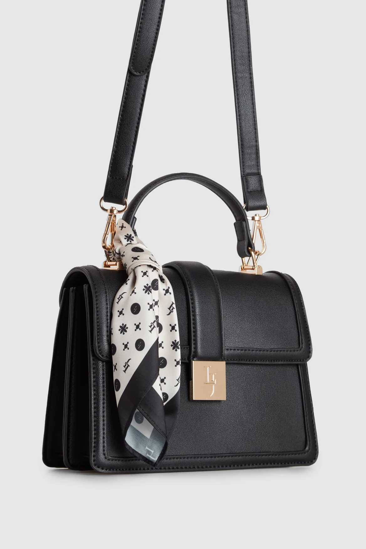 Scarf Top Handle Bag - Image 2