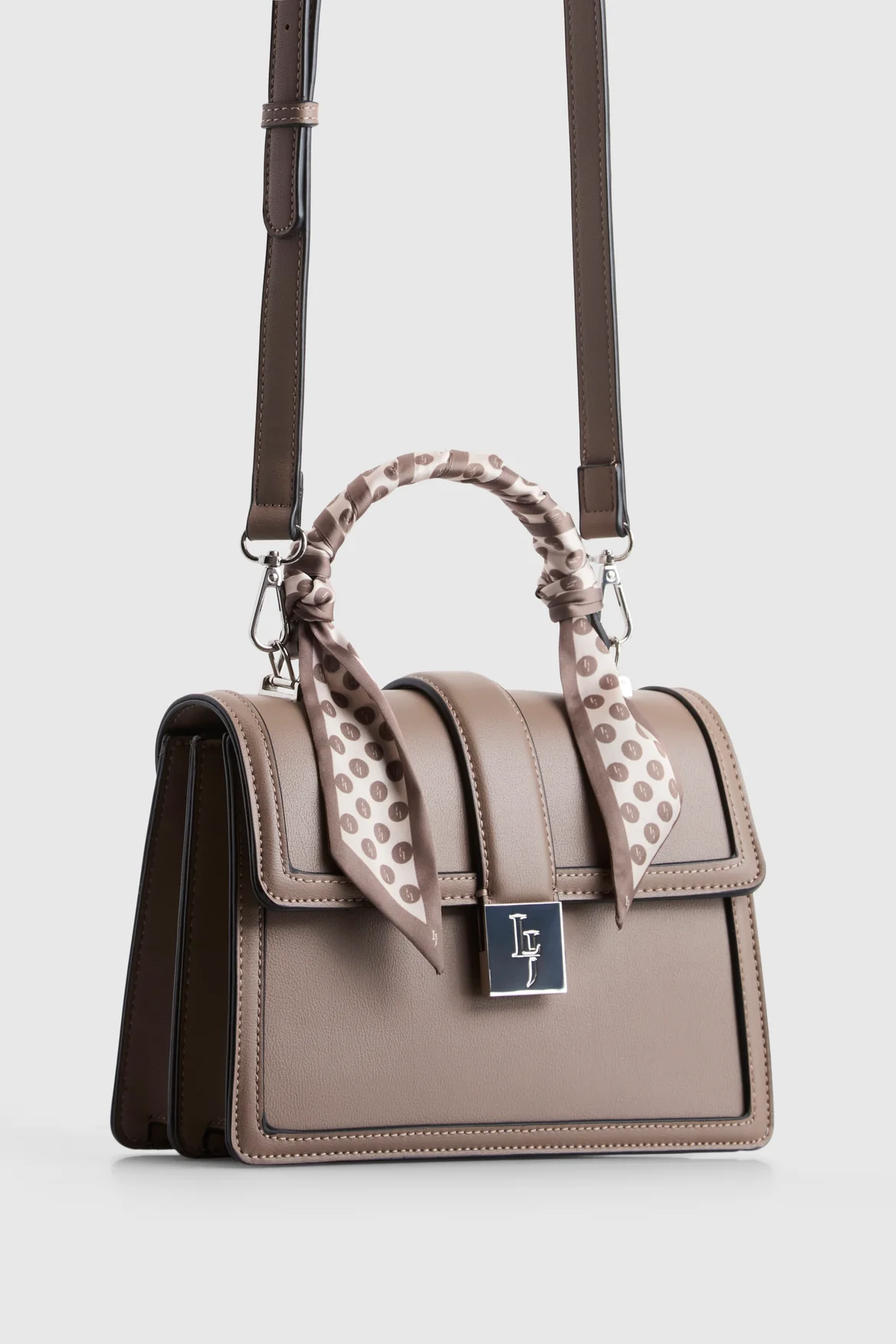Scarf Top Handle Bag - Image 2