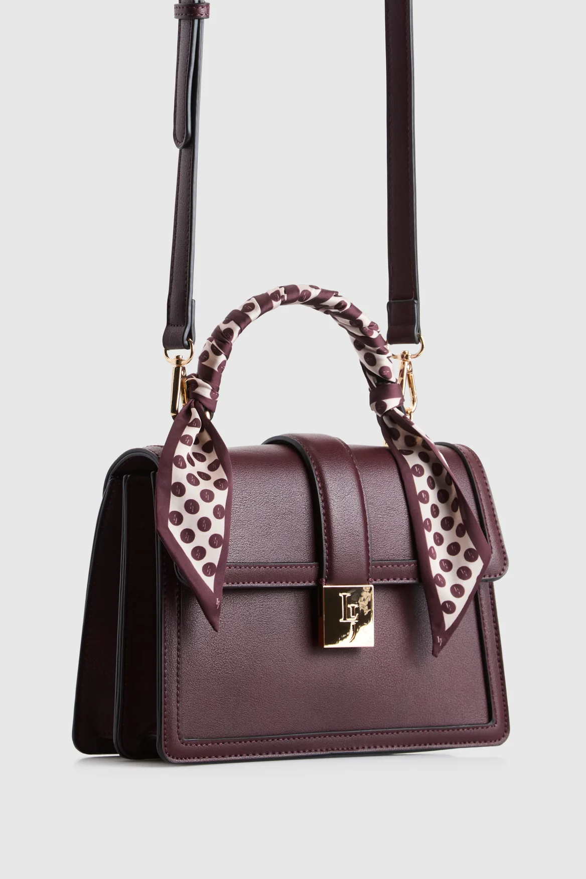 Scarf Top Handle Bag - Image 2