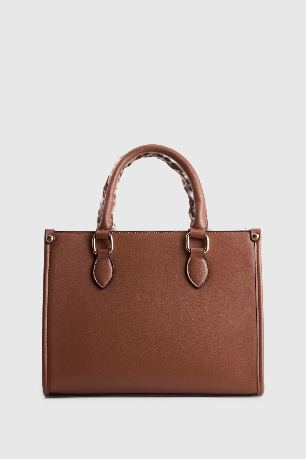 Small Tote Bag With Scarf - Image 3