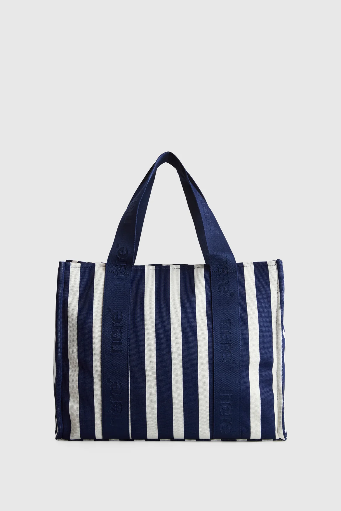 Stori Knit Stripe Tote Bag - Image 3